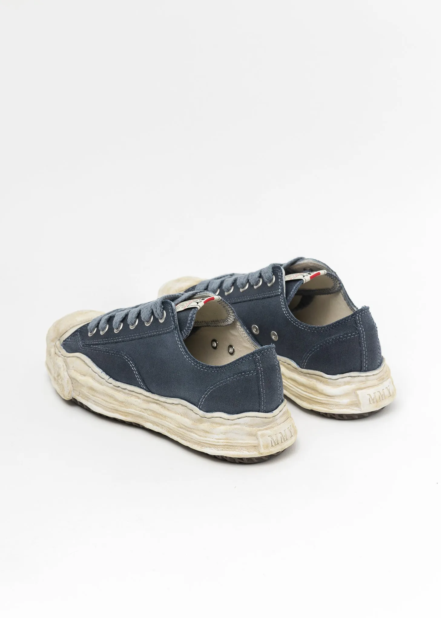 Black Original Sole Canvas Garment Dye Lowcut Sneaker (HANK)