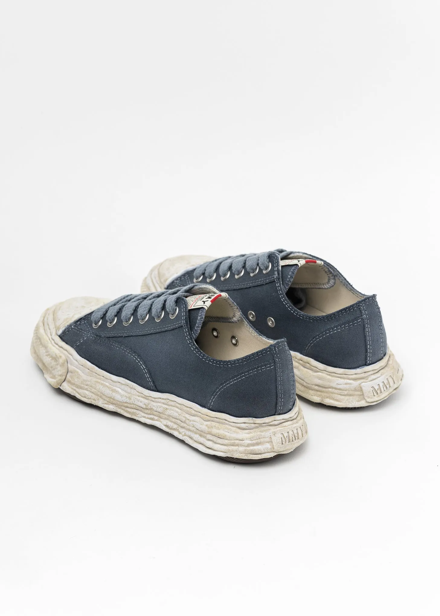 Black Original Sole Canvas Garment Dye Lowcut Sneaker (PETERSON 23 LOW)