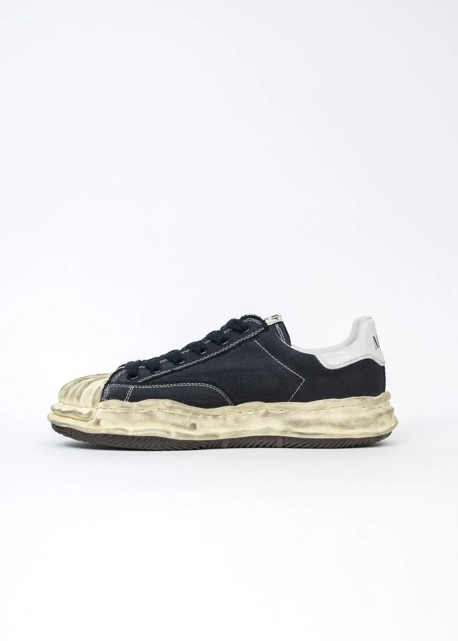 Black Original Sole Canvas Low-Top Sneaker (BLAKEY DIRTY)
