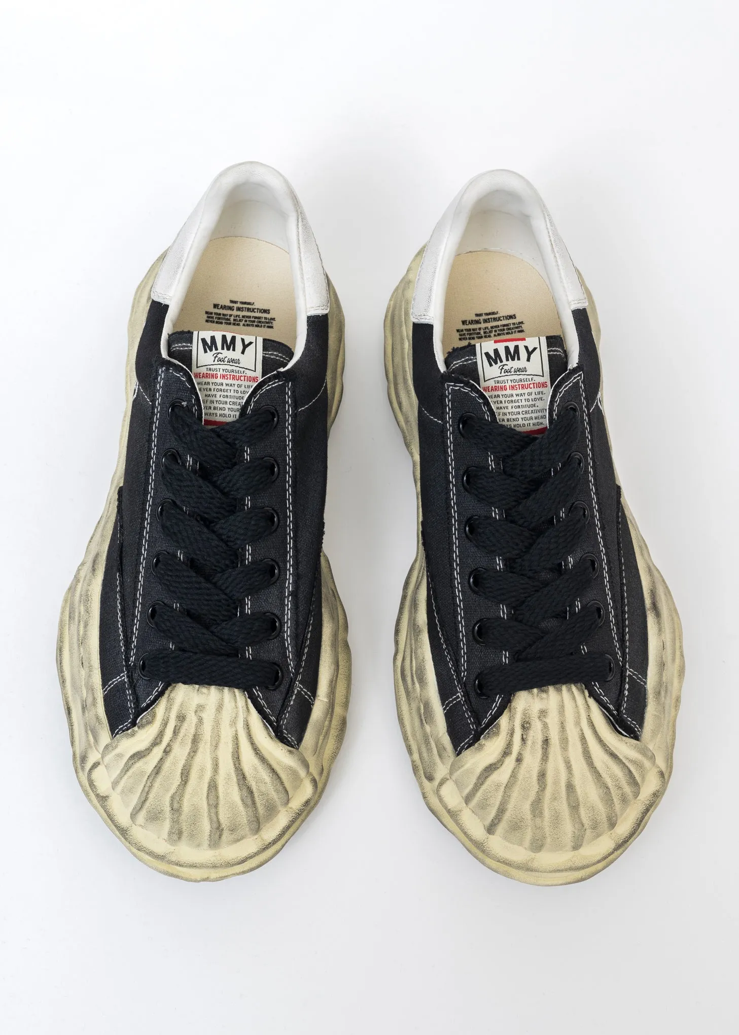 Black Original Sole Canvas Low-Top Sneaker (BLAKEY DIRTY)