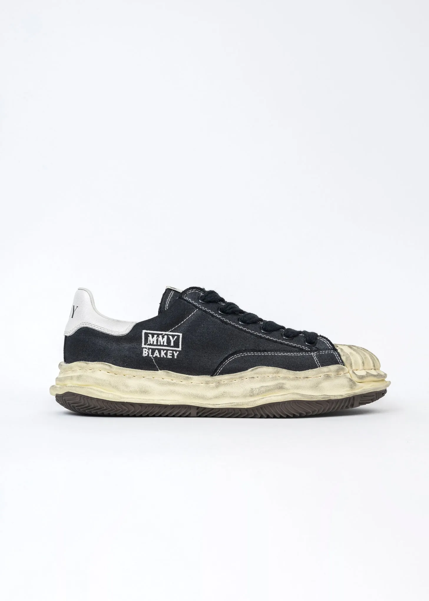 Black Original Sole Canvas Low-Top Sneaker (BLAKEY DIRTY)