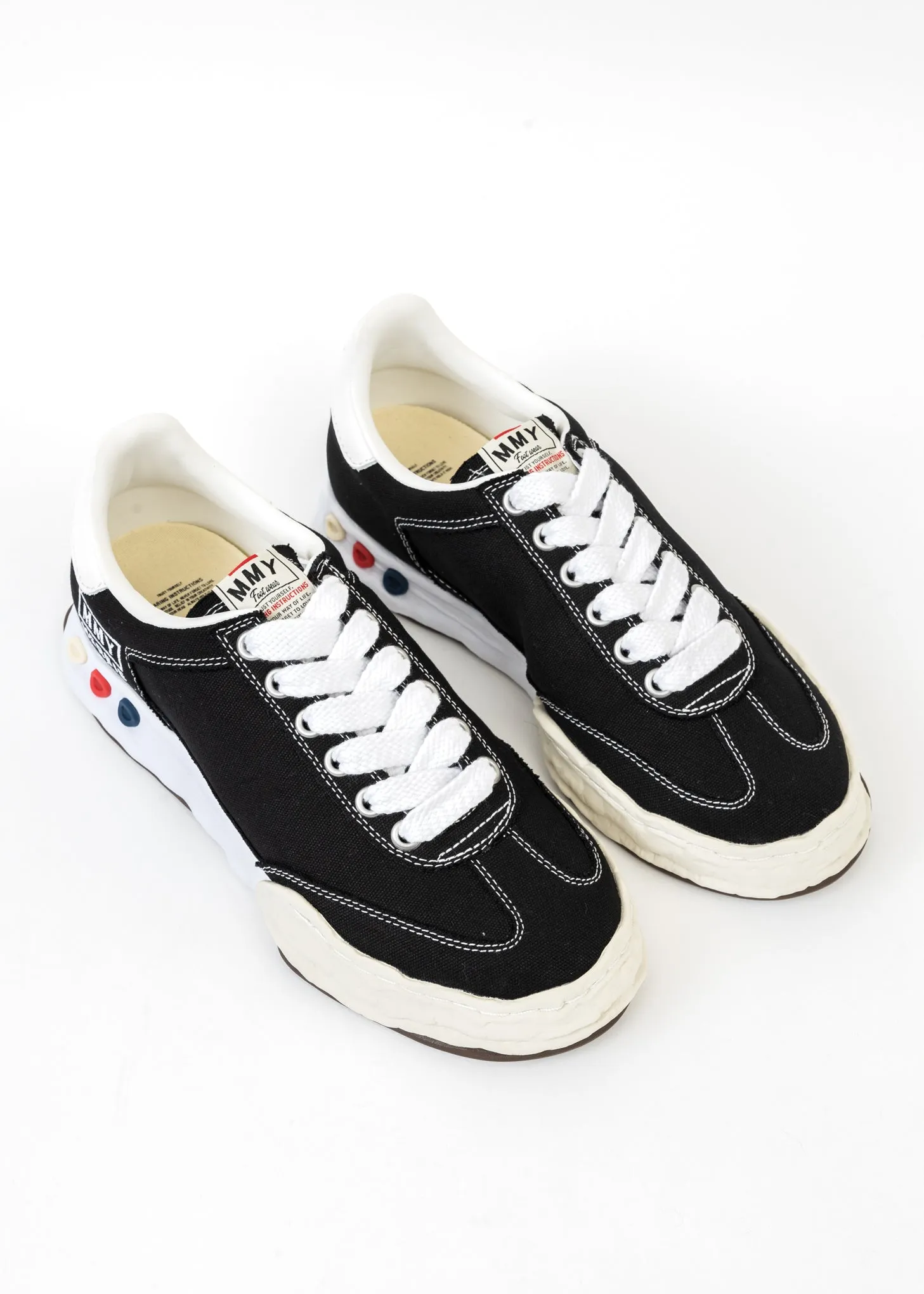 Black Original Sole Canvas Low-Top Sneaker (HARBIE LOW)