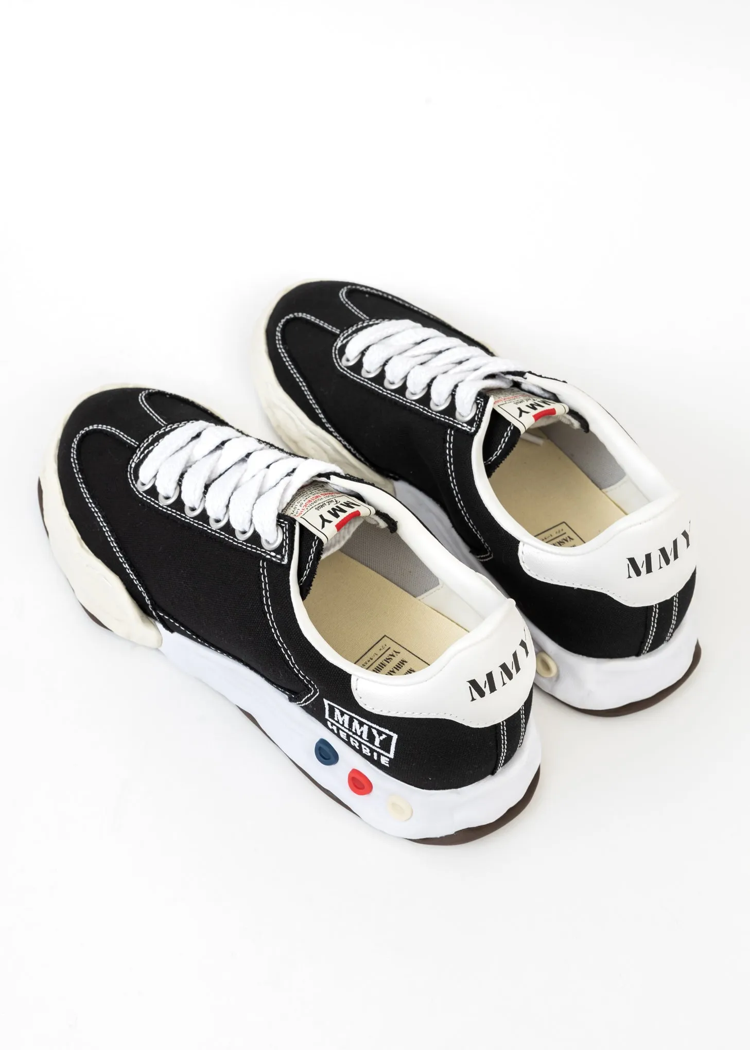 Black Original Sole Canvas Low-Top Sneaker (HARBIE LOW)