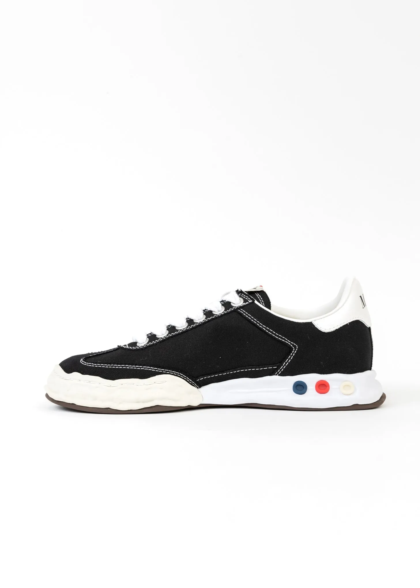 Black Original Sole Canvas Low-Top Sneaker (HARBIE LOW)