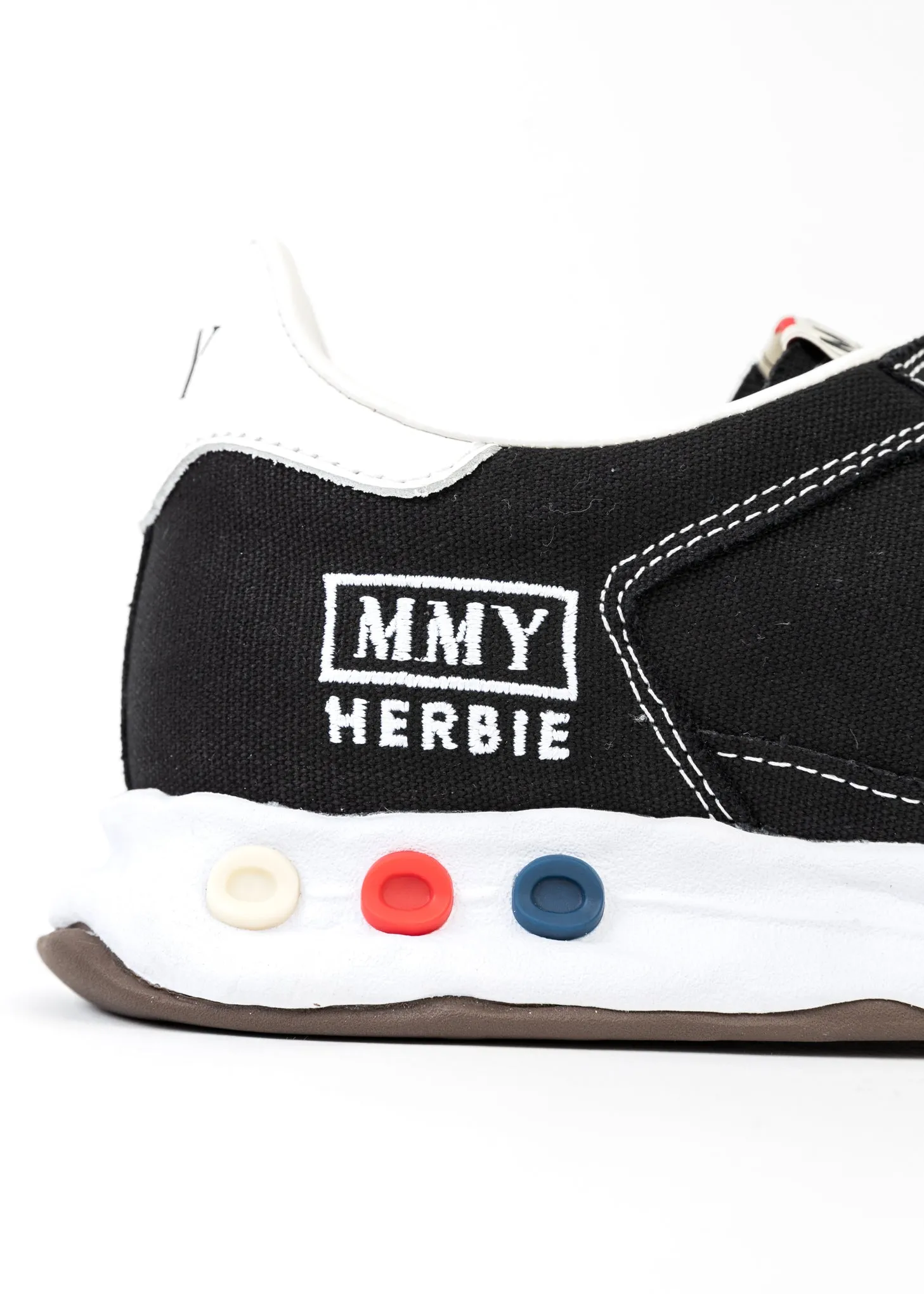 Black Original Sole Canvas Low-Top Sneaker (HARBIE LOW)