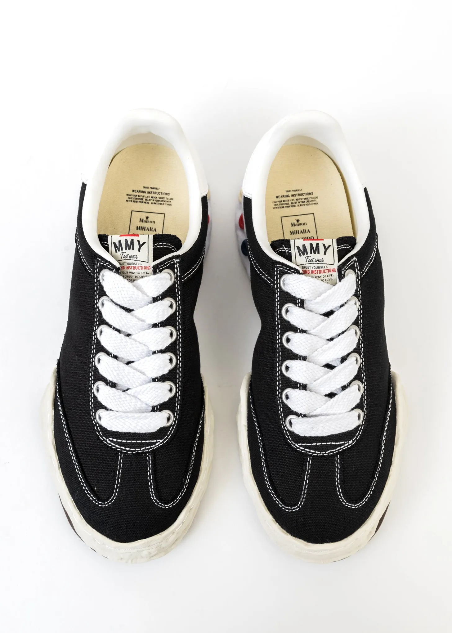 Black Original Sole Canvas Low-Top Sneaker (HARBIE LOW)