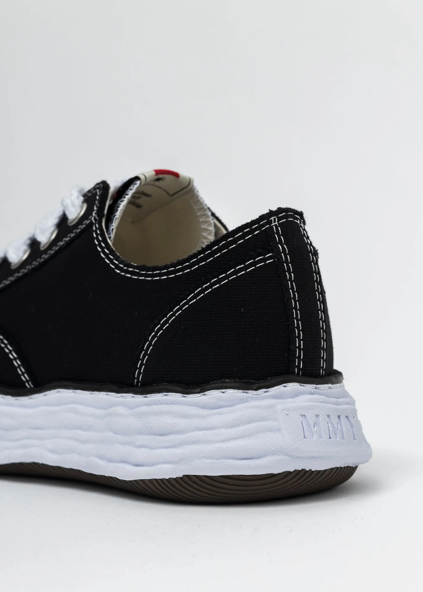 Black Original Sole Canvas Lowcut Sneaker (PETERSON 23 LOW)