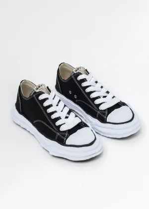 Black Original Sole Canvas Lowcut Sneaker (PETERSON 23 LOW)