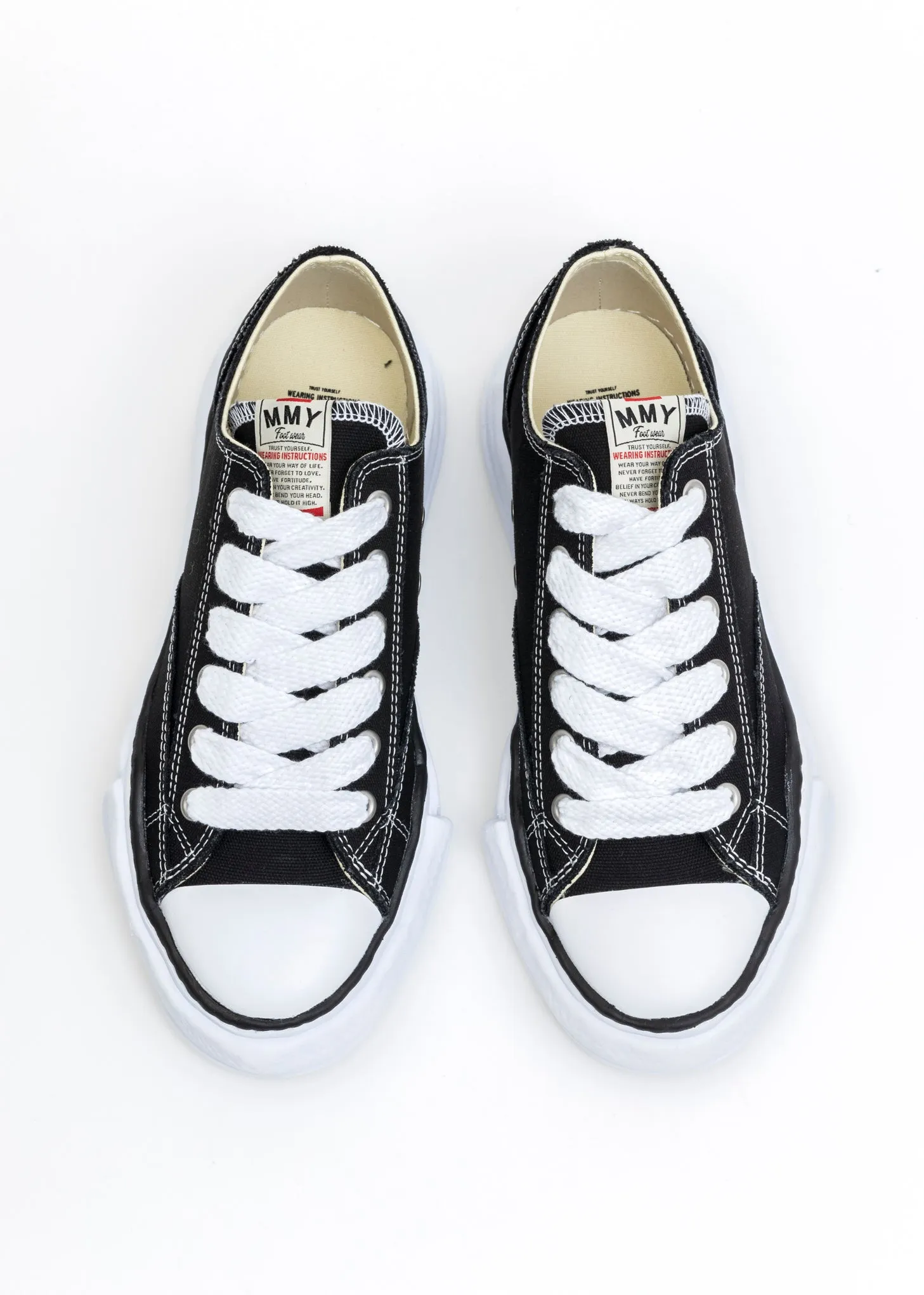 Black Original Sole Canvas Lowcut Sneaker (PETERSON LOW)
