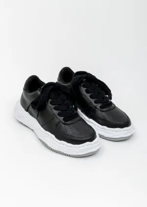 Black Original Sole Leather Sneaker (WAYNE LOW)