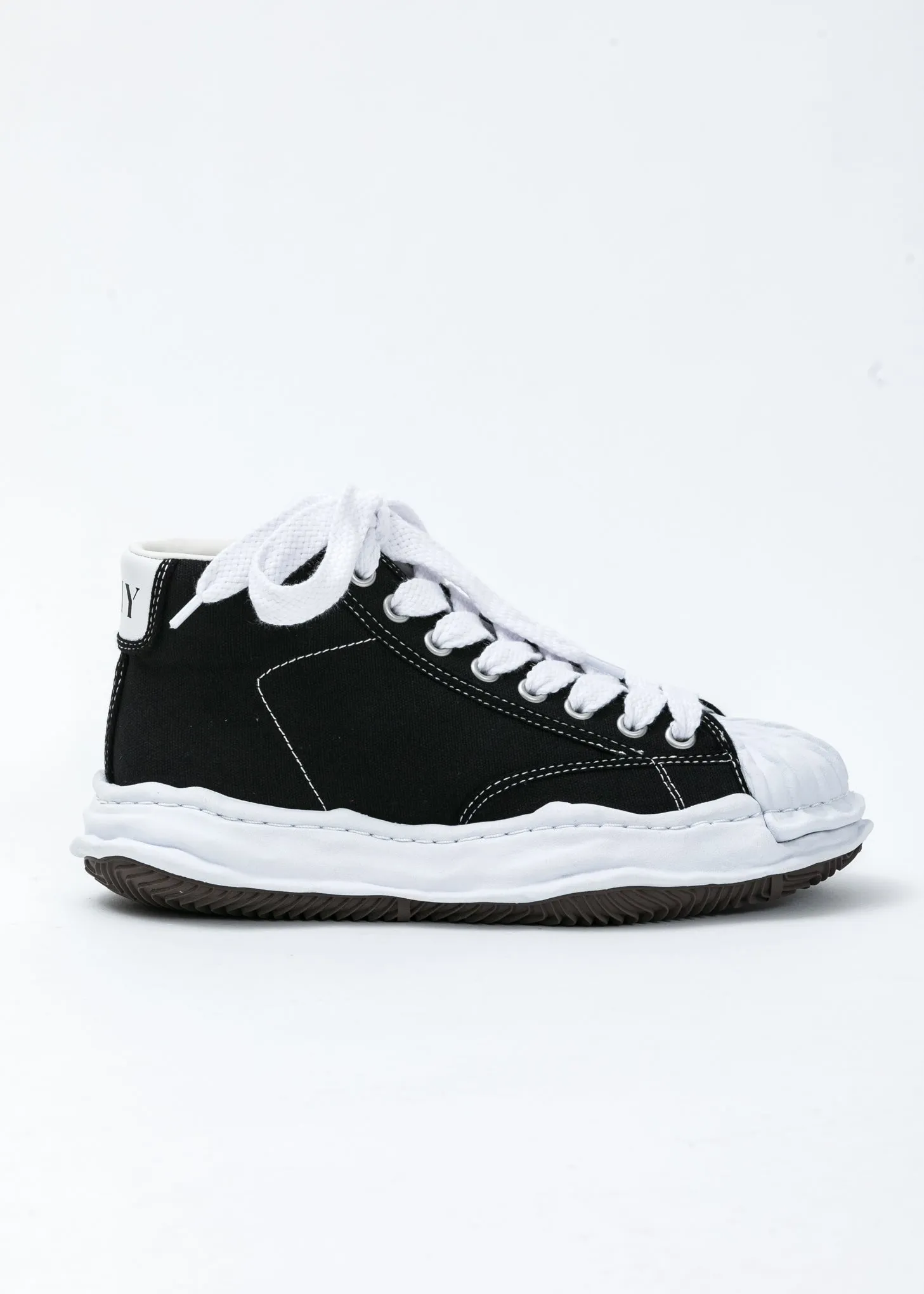 Black Original STC Sole Canvas Hitop Sneaker
