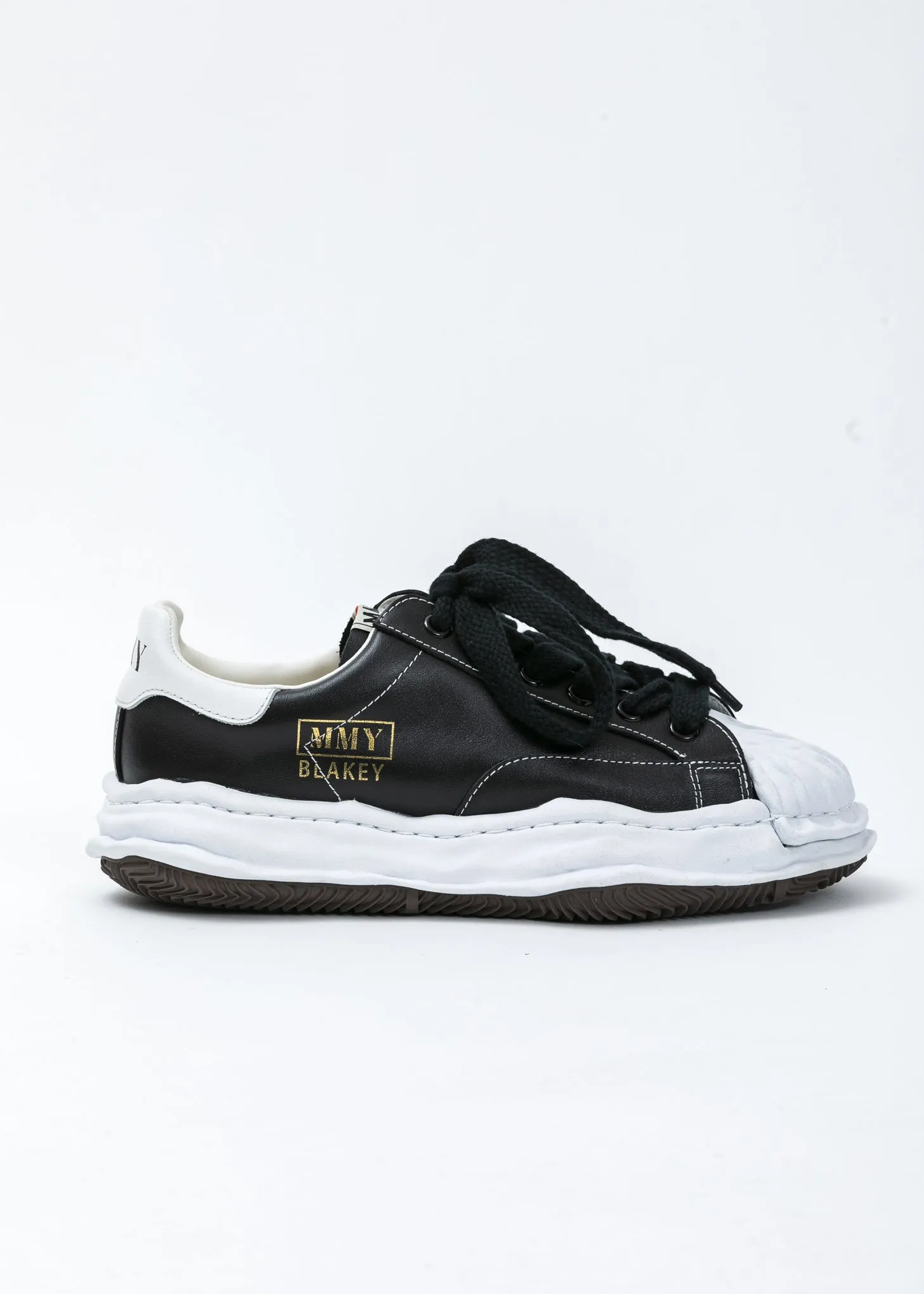 Black Original STC Sole Leather Lowcut Sneaker