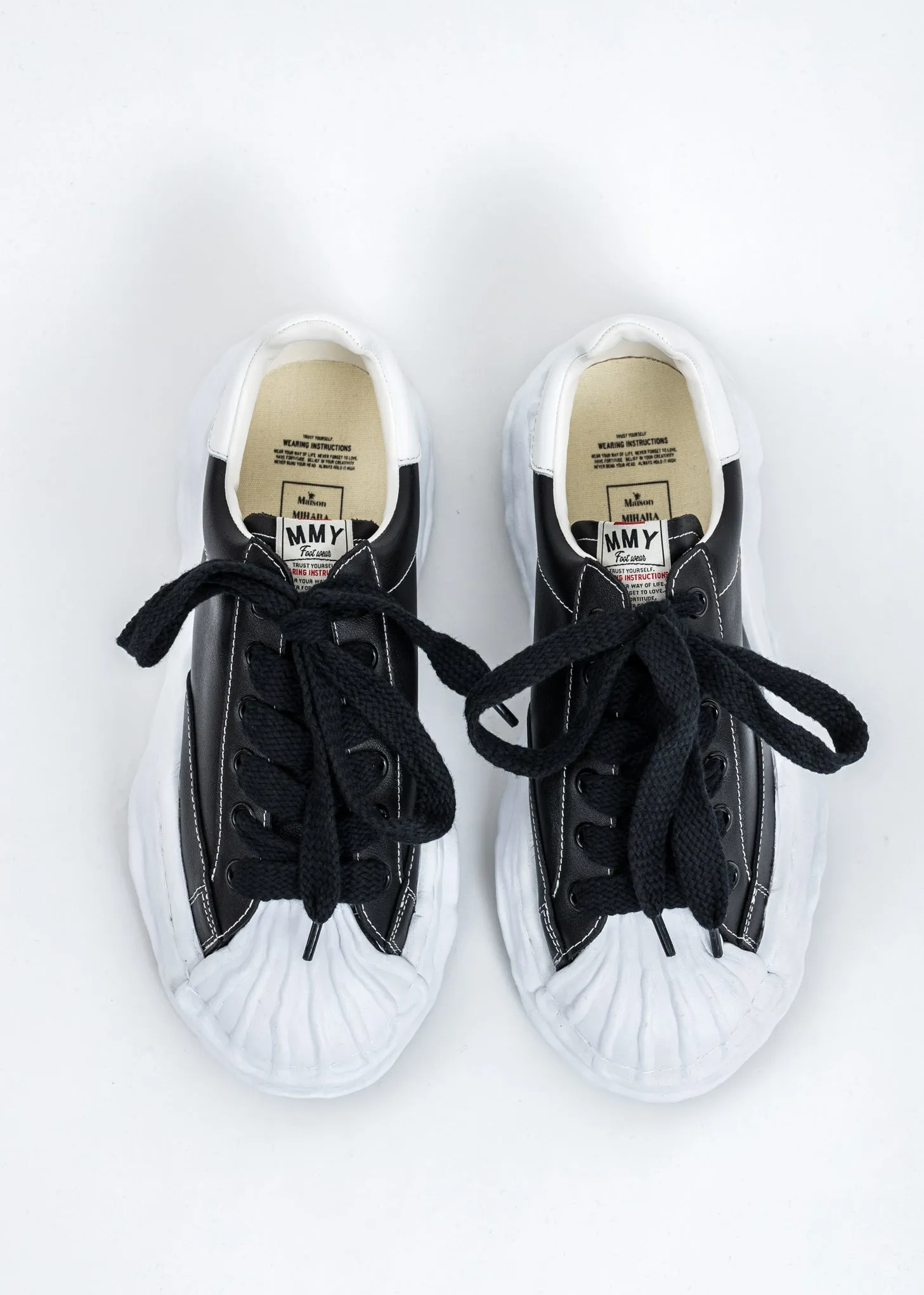 Black Original STC Sole Leather Lowcut Sneaker