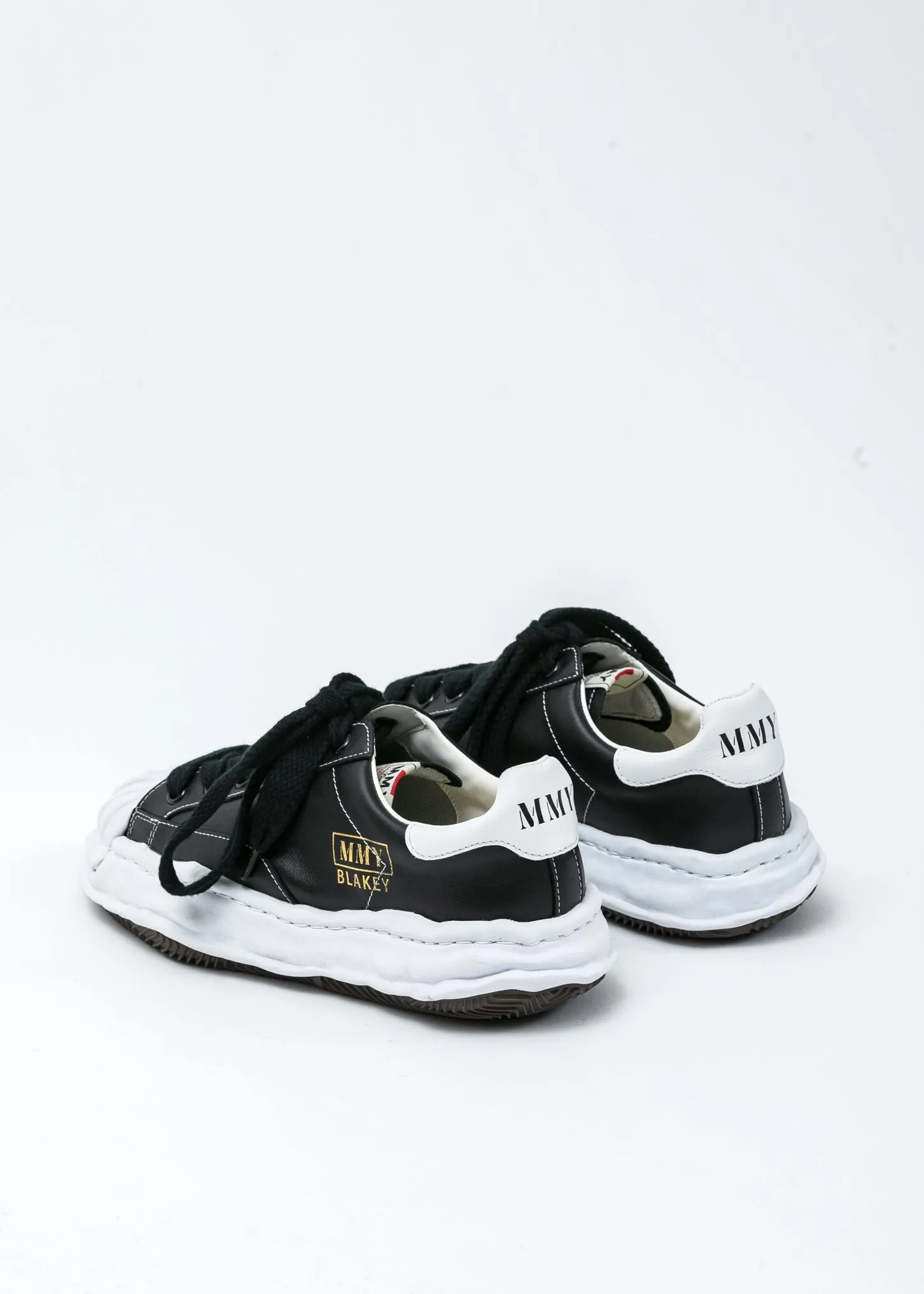 Black Original STC Sole Leather Lowcut Sneaker