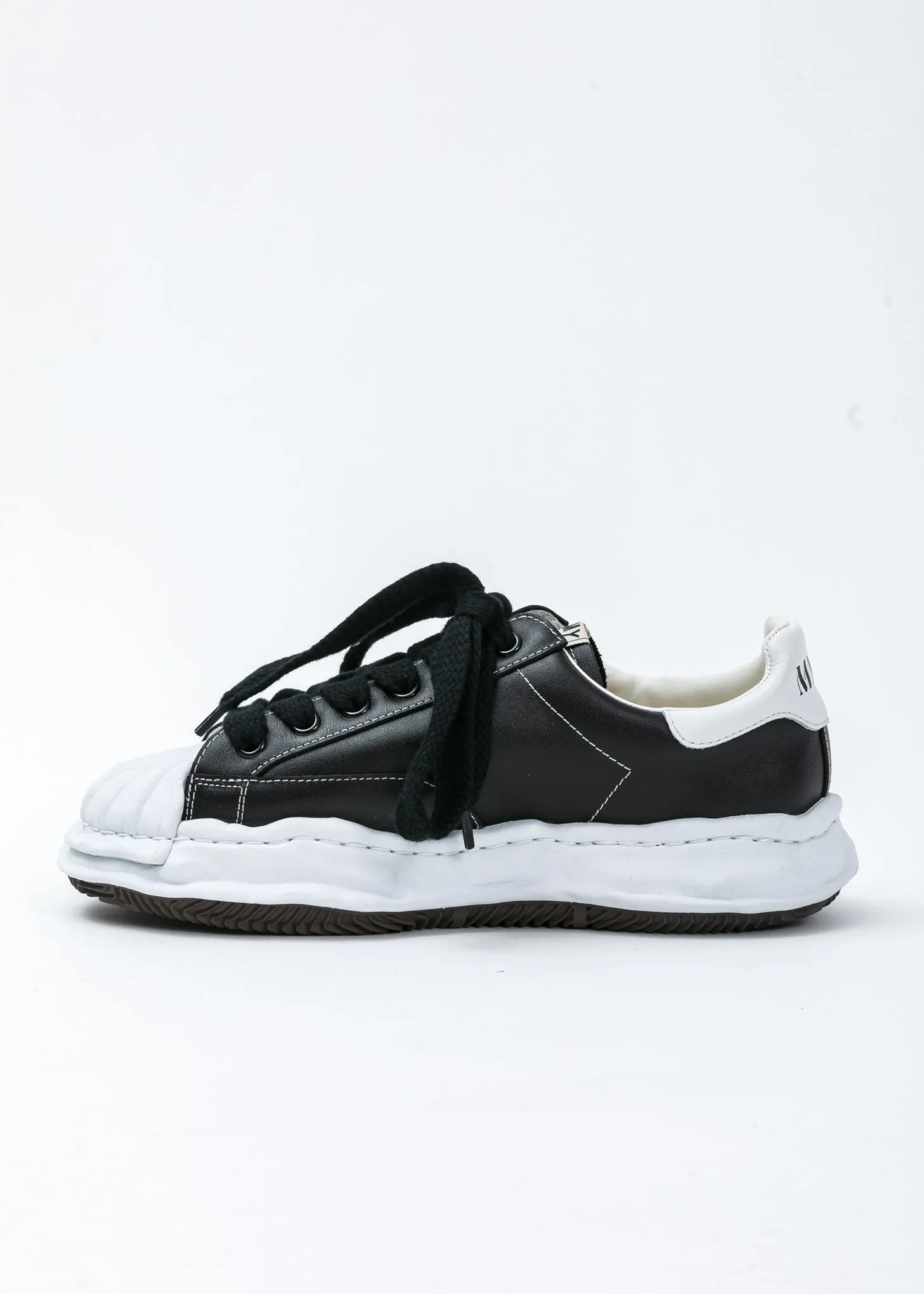 Black Original STC Sole Leather Lowcut Sneaker