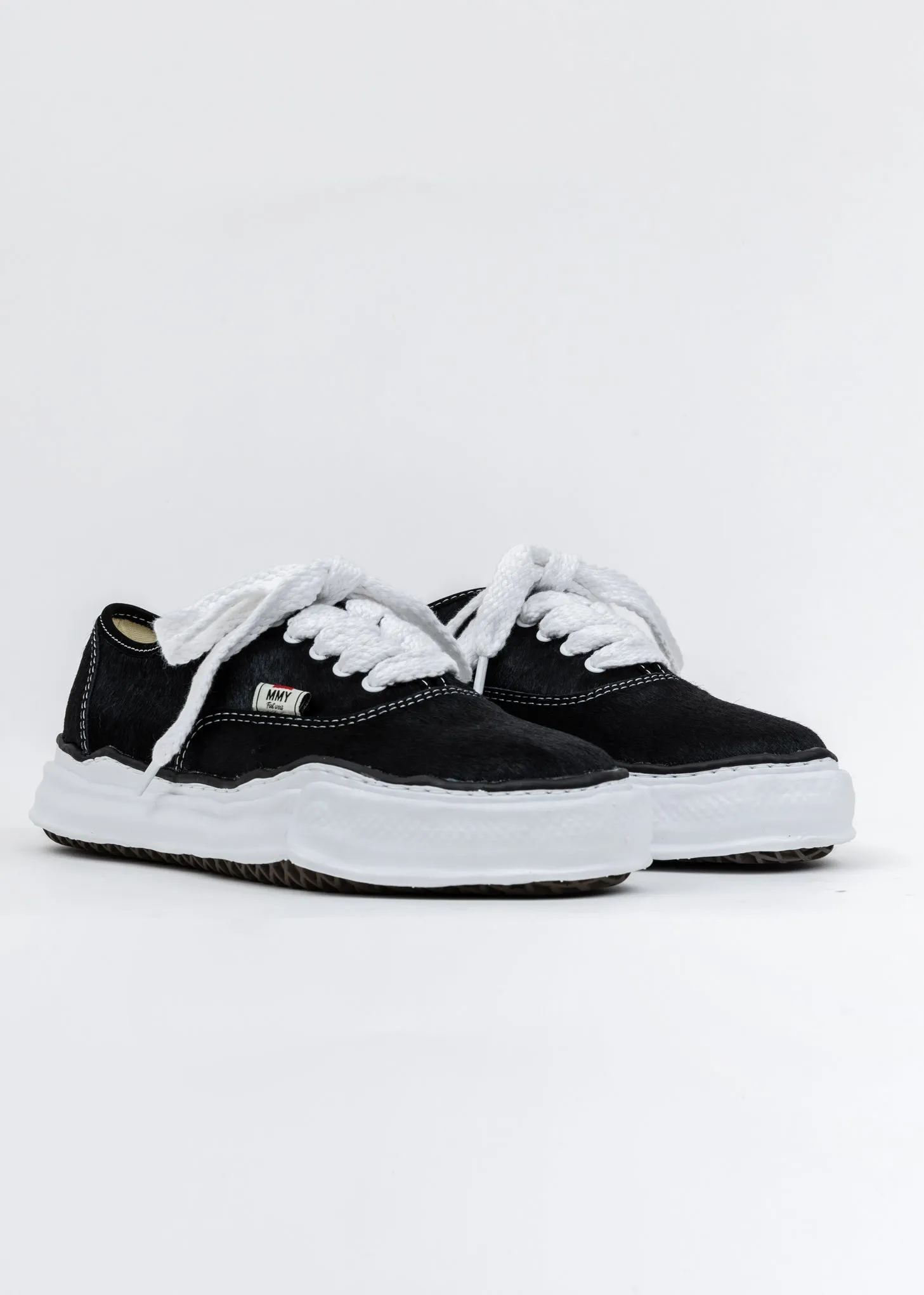 Black Ponyskin Original Sole Sneaker (Barker)