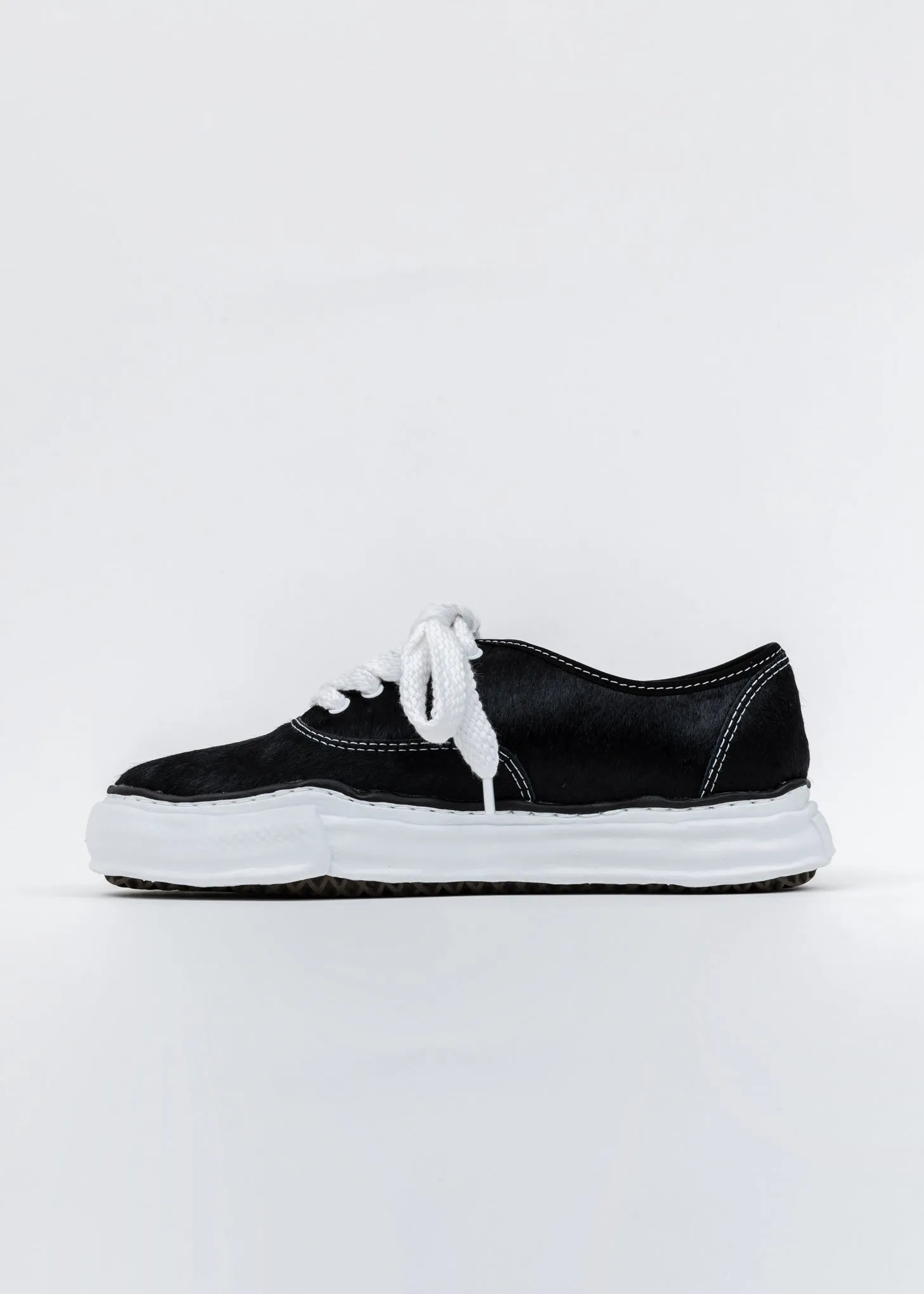 Black Ponyskin Original Sole Sneaker (Barker)