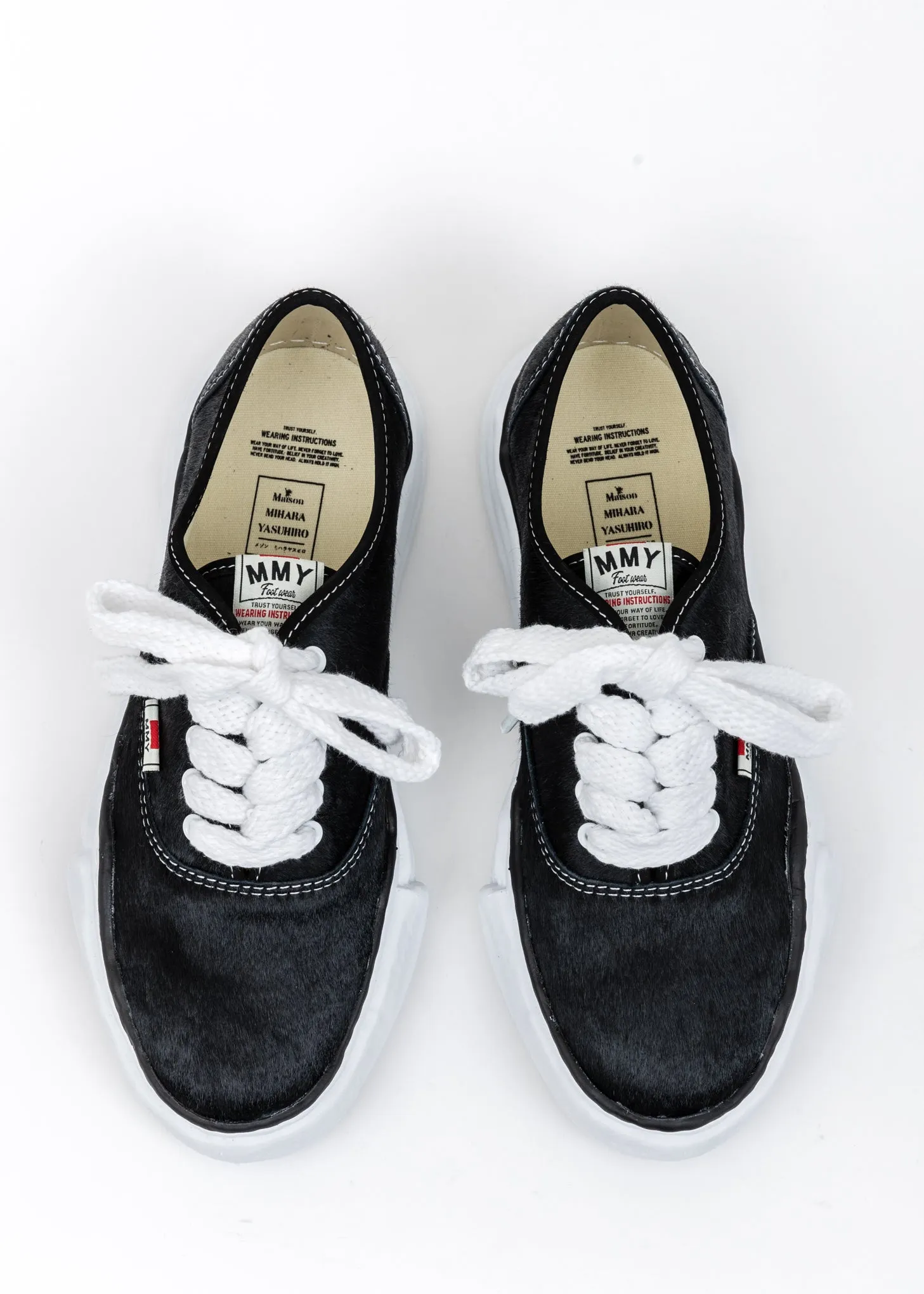 Black Ponyskin Original Sole Sneaker (Barker)