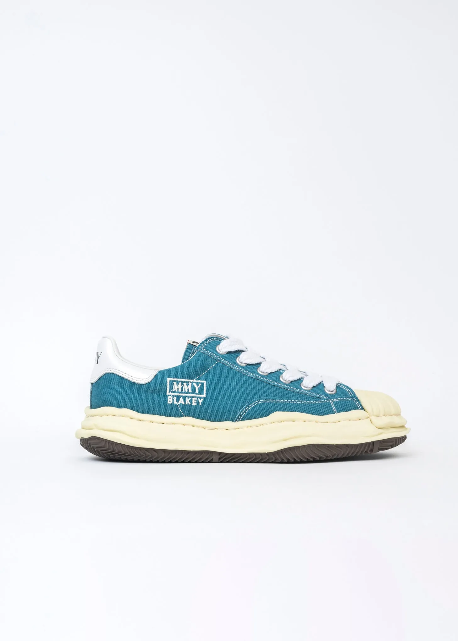 Blue OG Sole Vintage Colour Canvas Low-Top Sneaker (BLAKEY LOW)