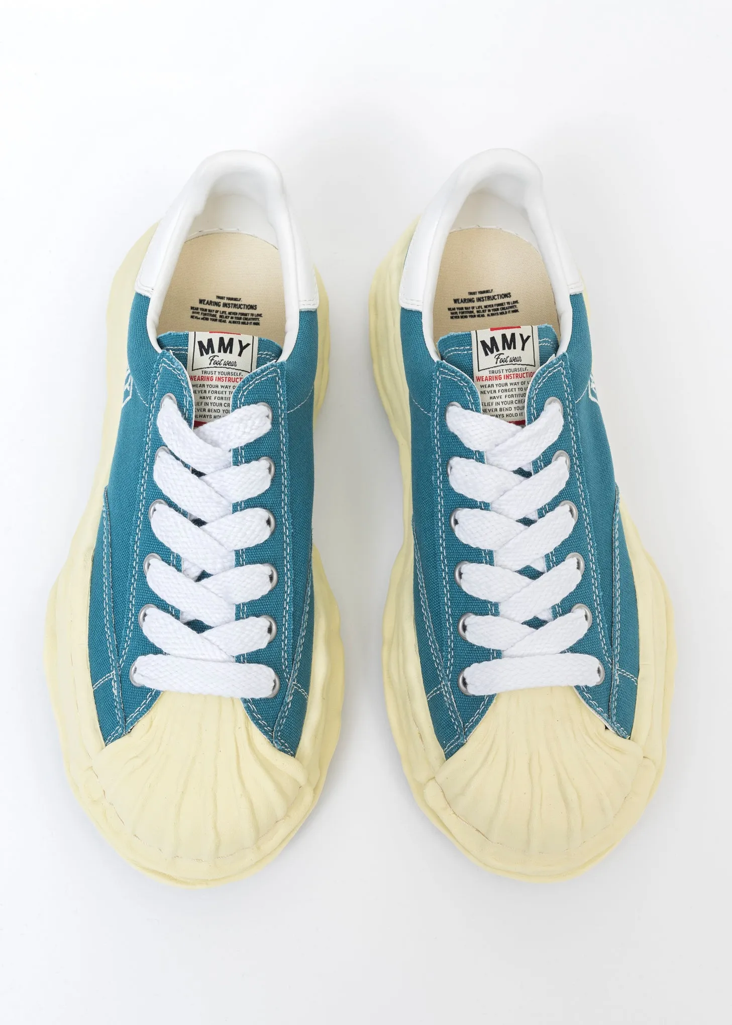 Blue OG Sole Vintage Colour Canvas Low-Top Sneaker (BLAKEY LOW)