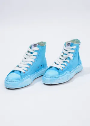 Blue Overdye Original Sole High Top Sneaker