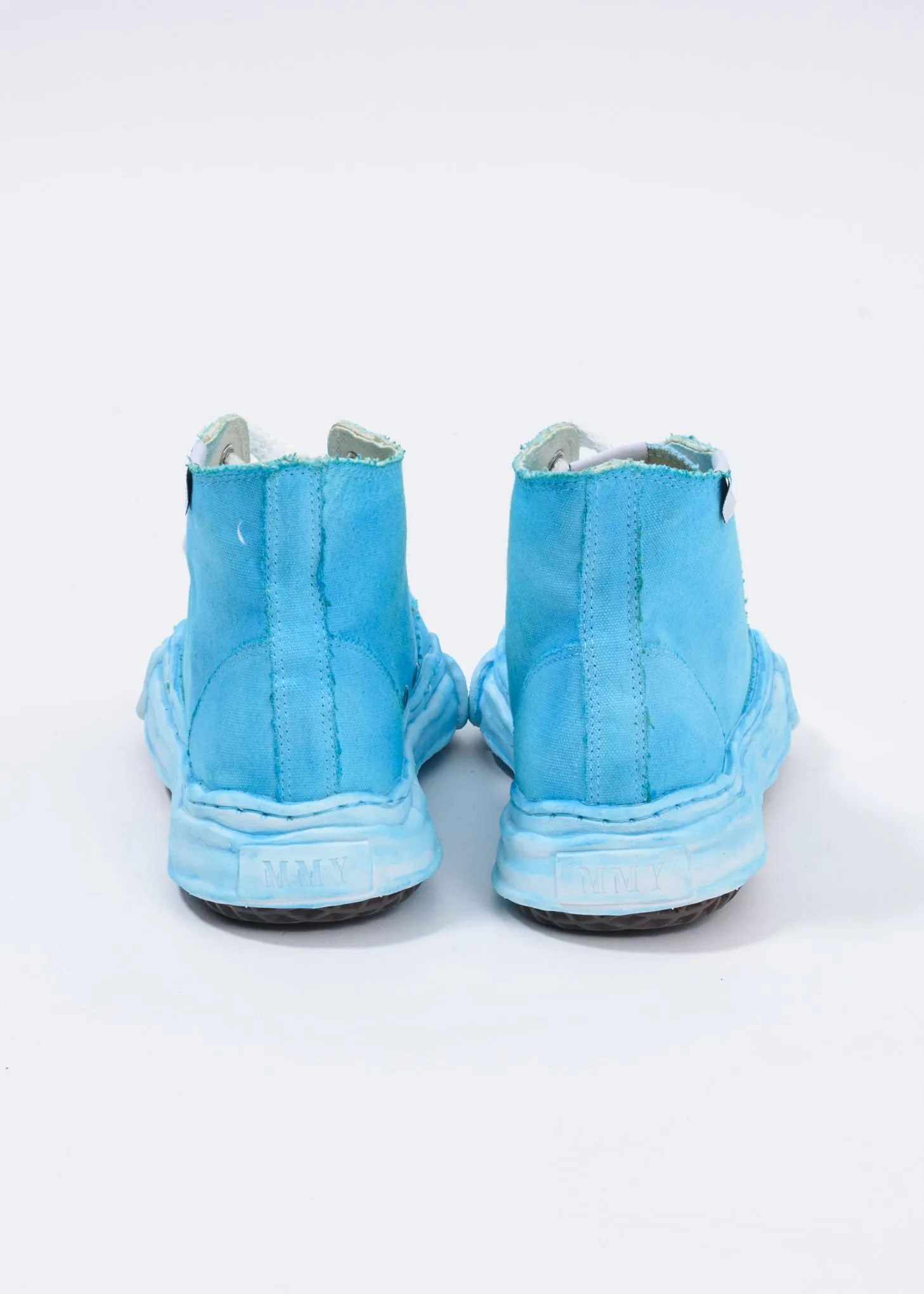 Blue Overdye Original Sole High Top Sneaker