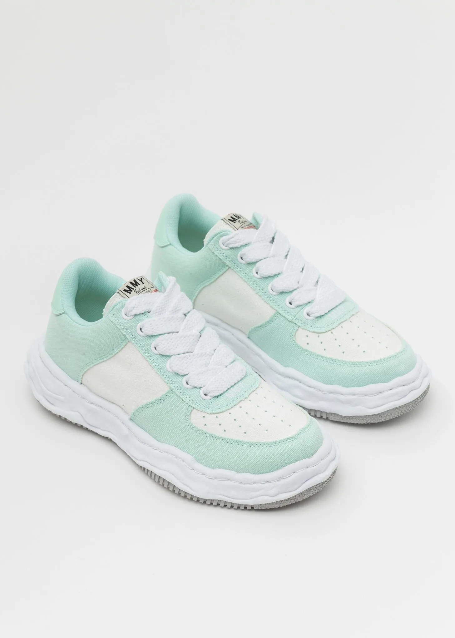 BLU/WHT OG Sole Canvas Low-Top Sneaker (WAYNE LOW)