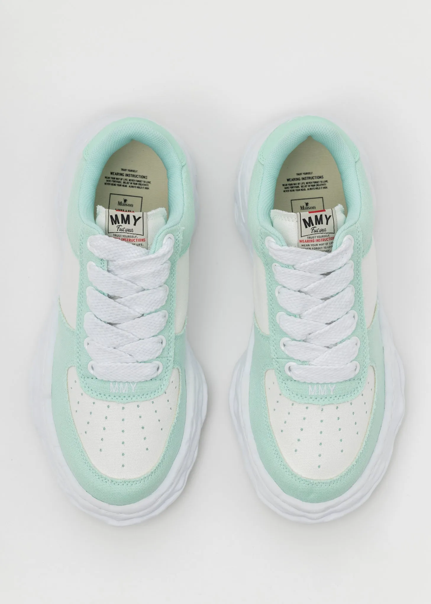 BLU/WHT OG Sole Canvas Low-Top Sneaker (WAYNE LOW)