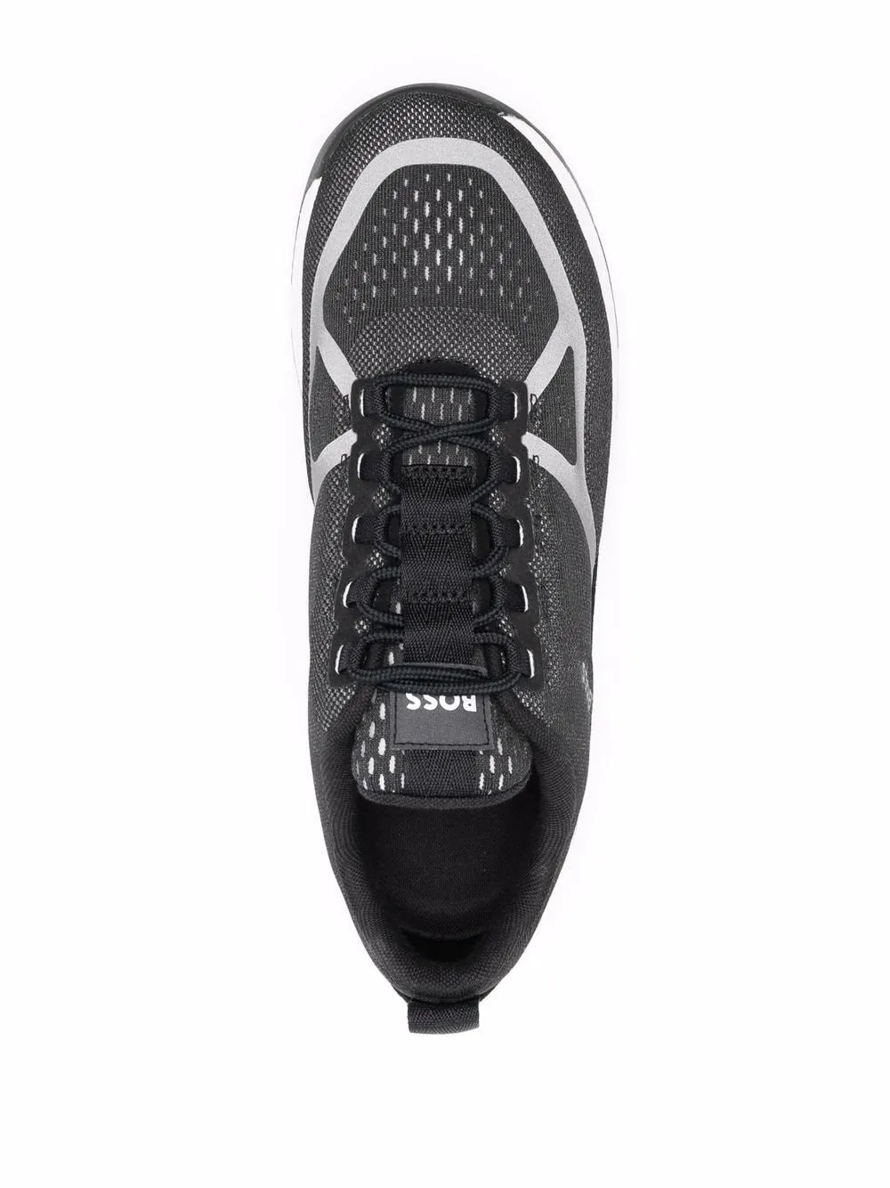 BOSS Logo-print low-top sneakers Black