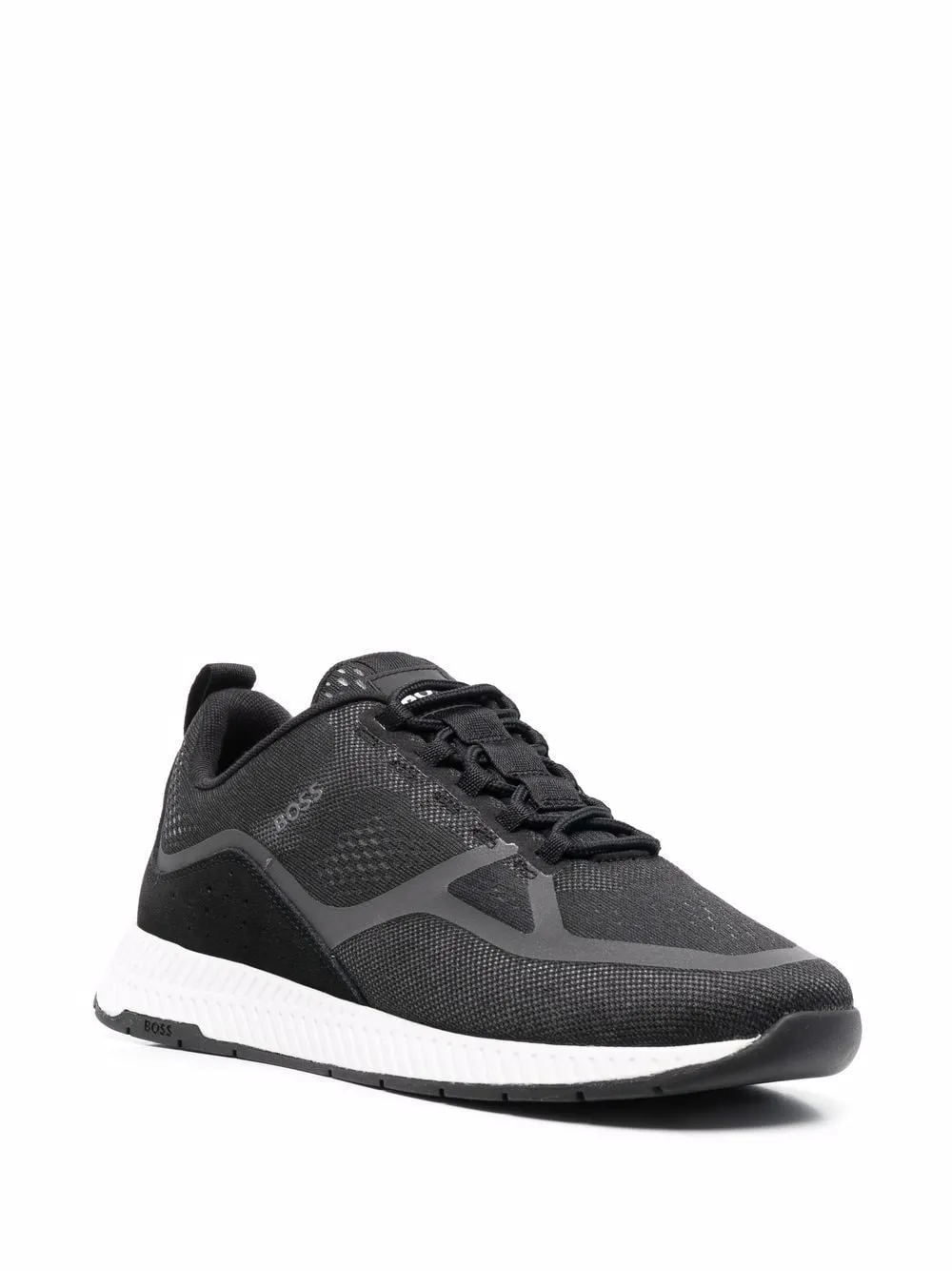 BOSS Logo-print low-top sneakers Black