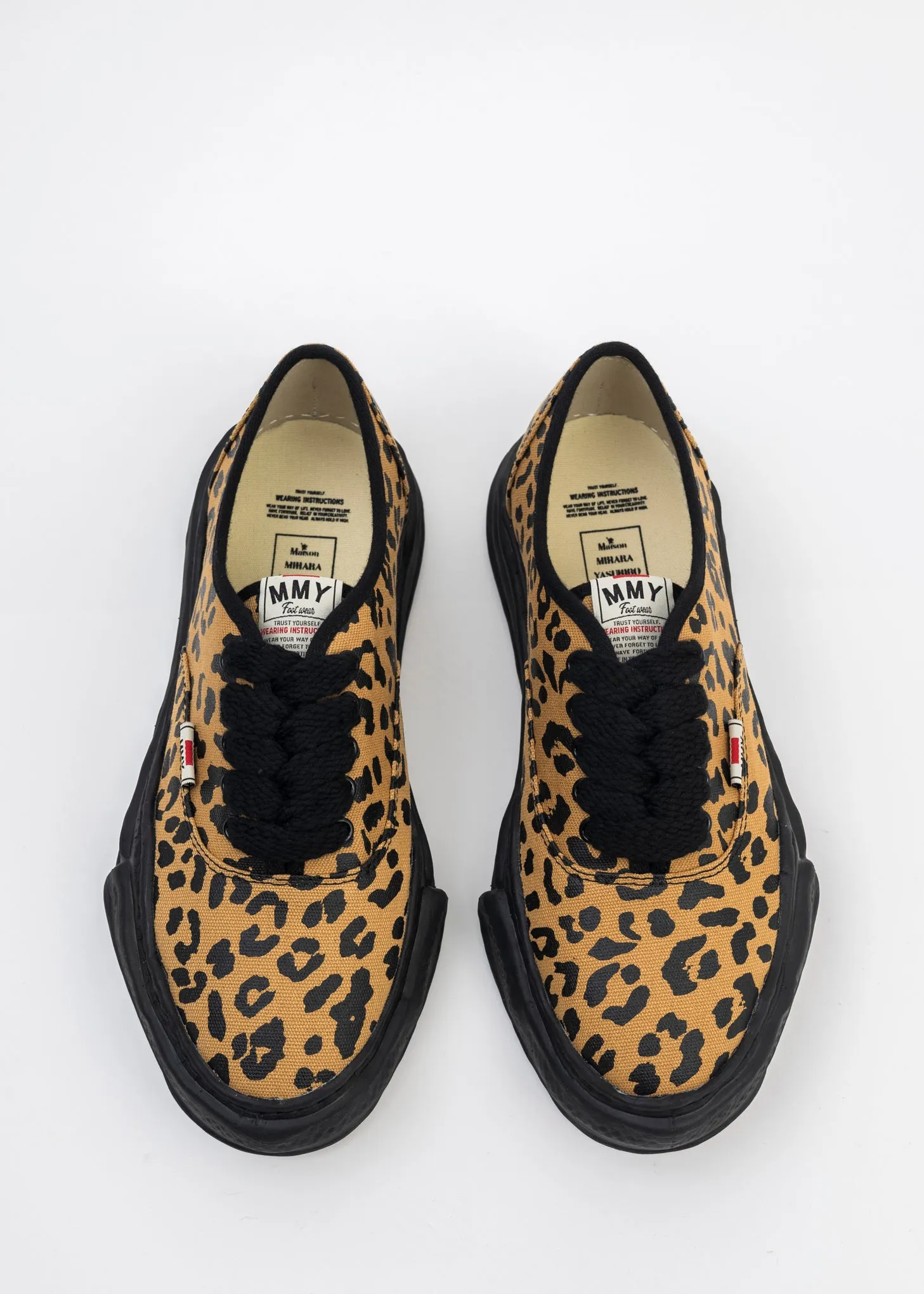 Brown OG Sole Canvas Low-Top Sneaker (BAKER LEOPARD)