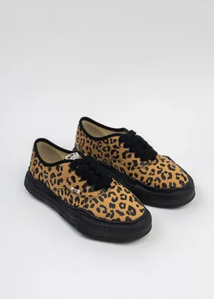 Brown OG Sole Canvas Low-Top Sneaker (BAKER LEOPARD)