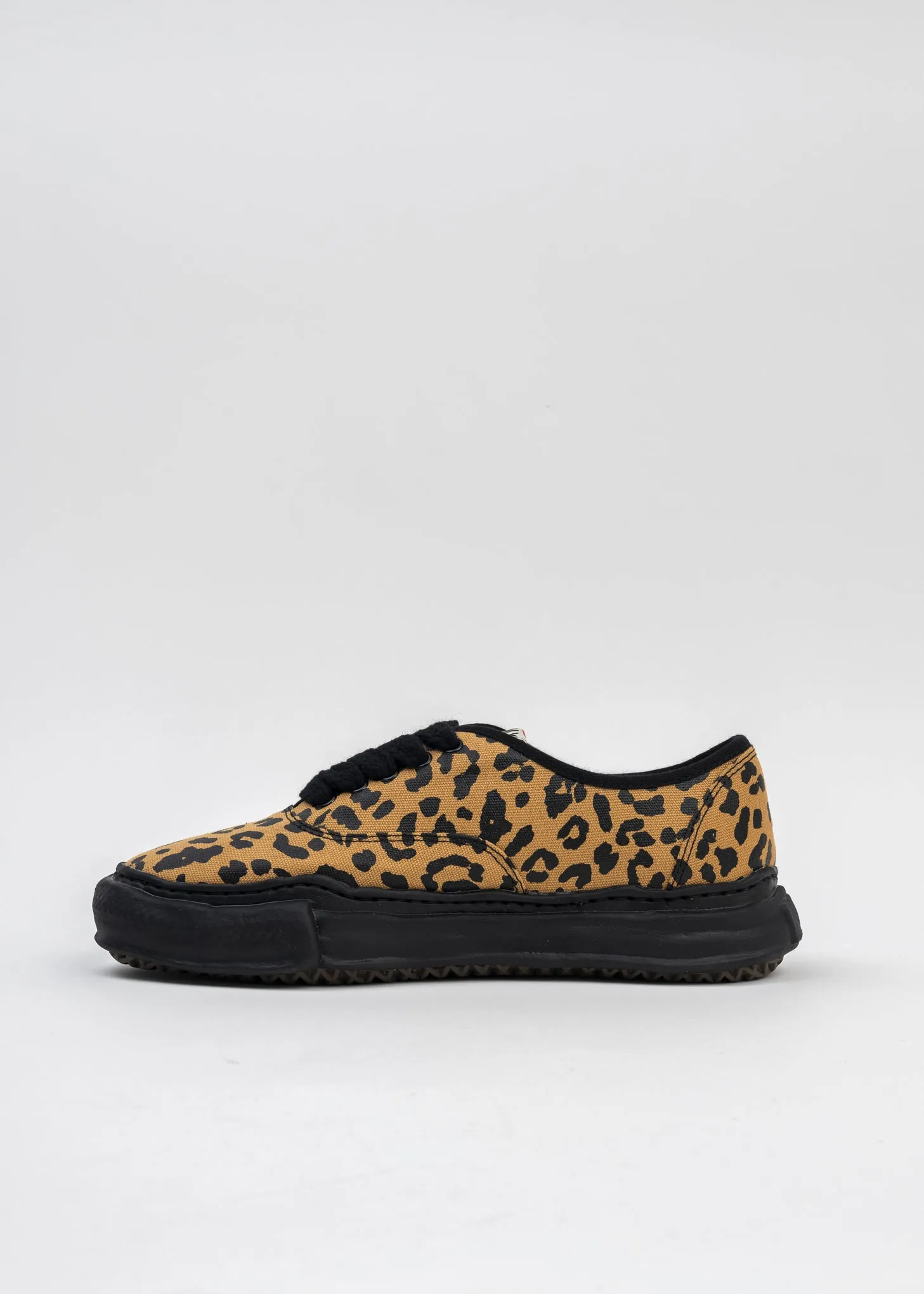 Brown OG Sole Canvas Low-Top Sneaker (BAKER LEOPARD)
