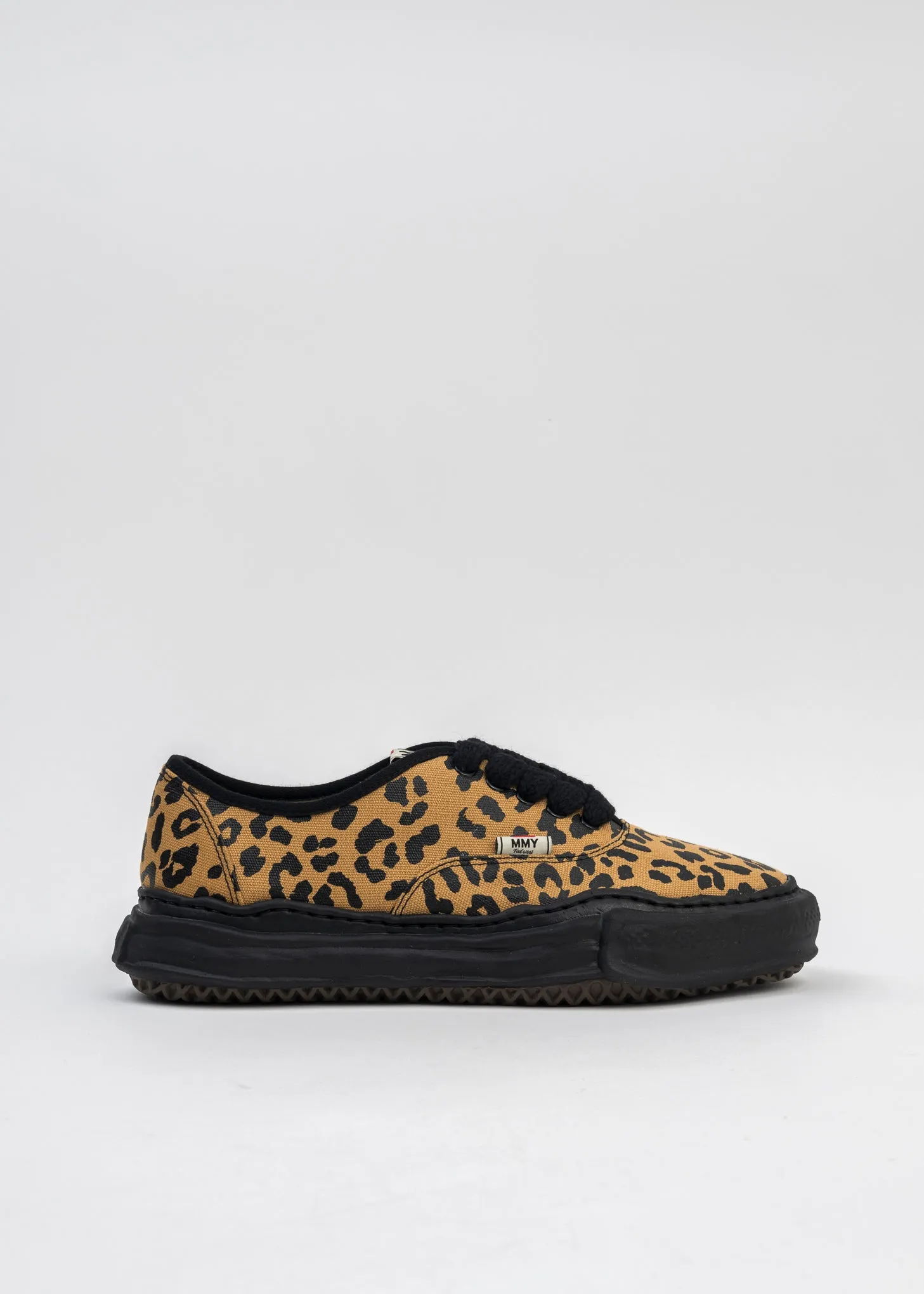 Brown OG Sole Canvas Low-Top Sneaker (BAKER LEOPARD)