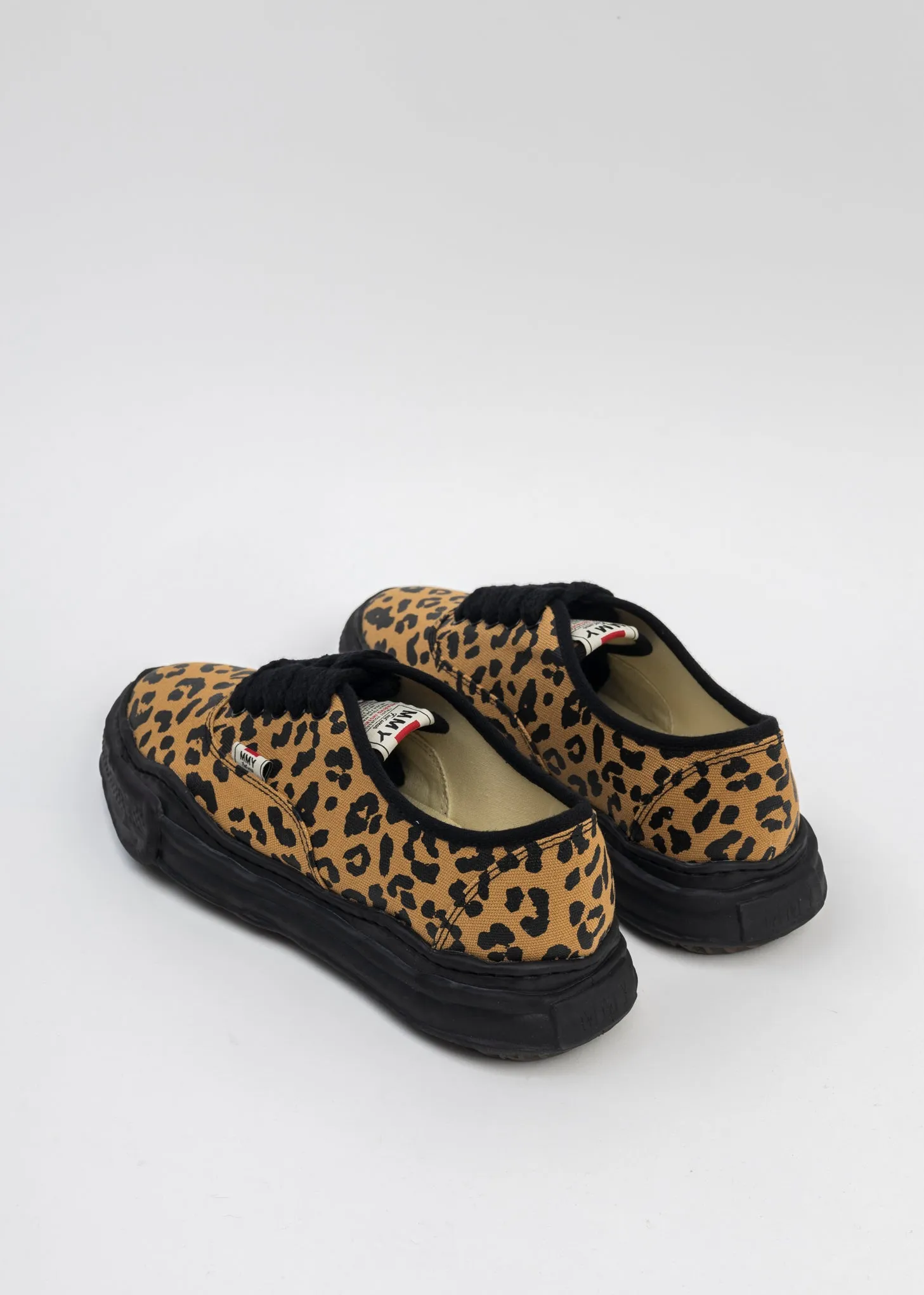 Brown OG Sole Canvas Low-Top Sneaker (BAKER LEOPARD)