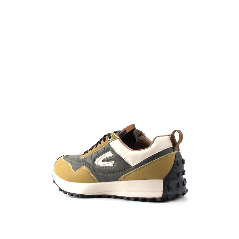 C by camel active Microfiber Sporty Sneakers Men Dark Green NORWICH 822401-WA1SV-75