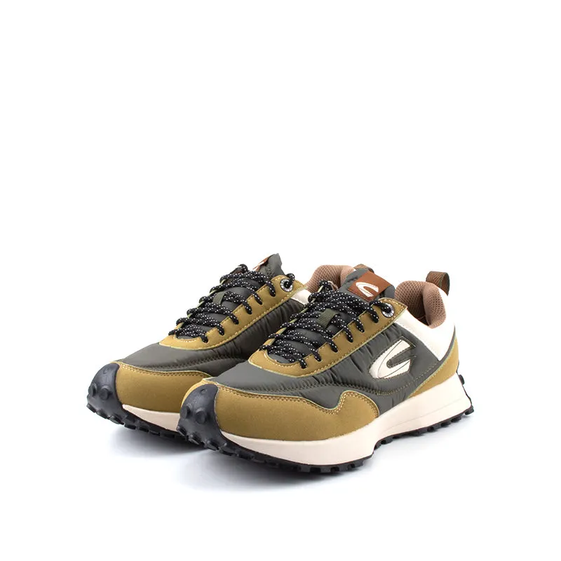 C by camel active Microfiber Sporty Sneakers Men Dark Green NORWICH 822401-WA1SV-75