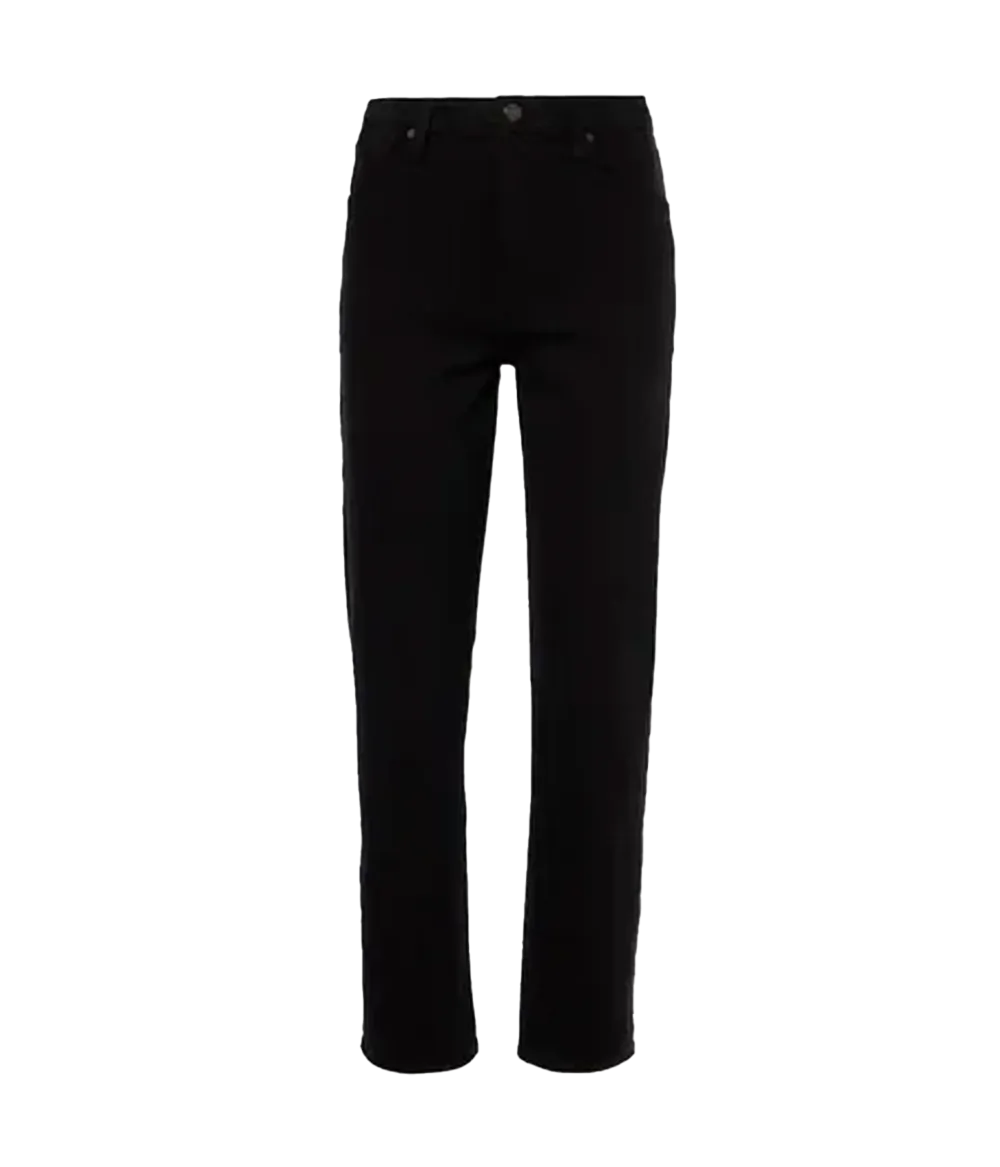 Caia Straight Jean in Plush Black