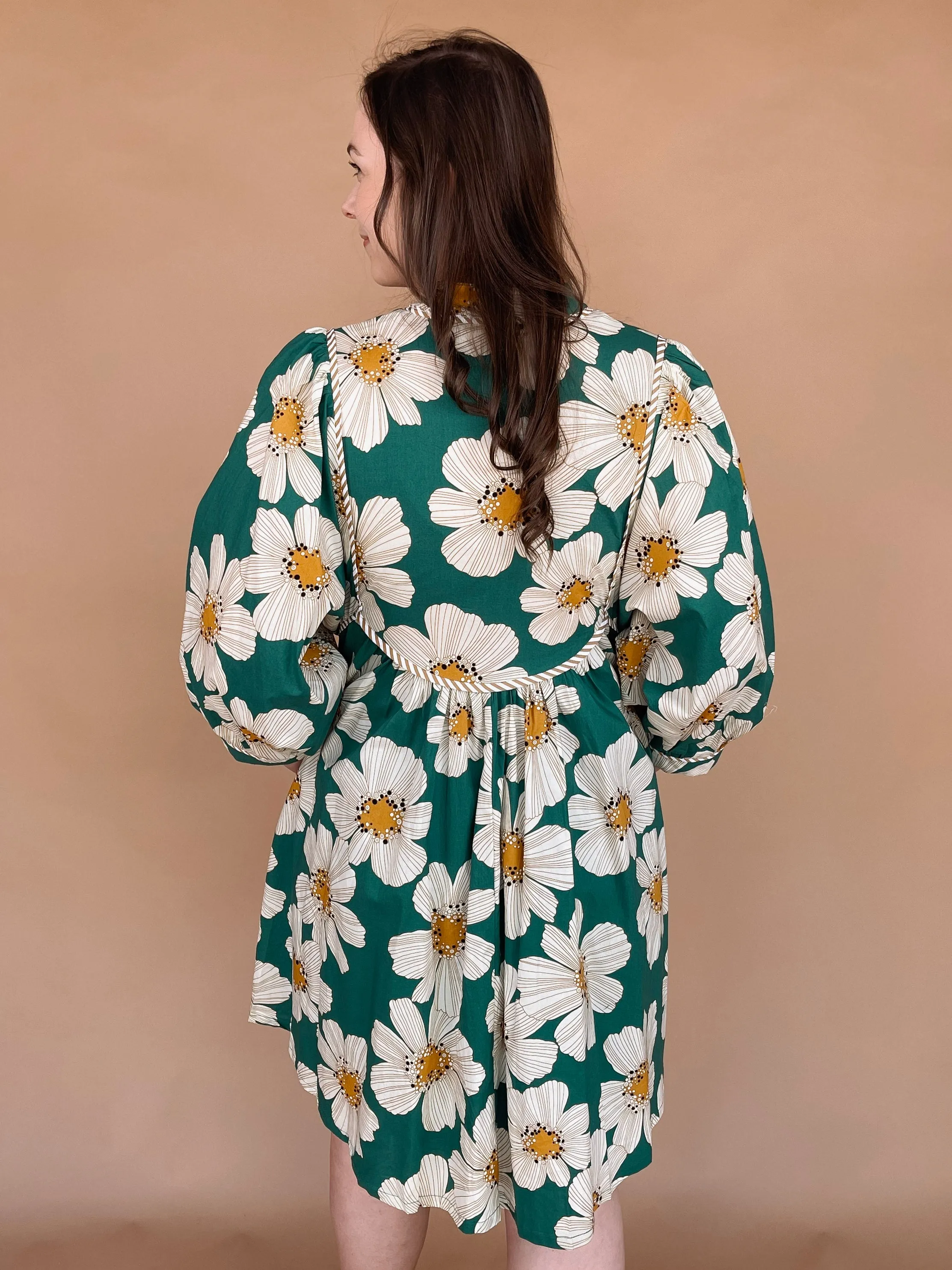 Charmaine 3/4 Sleeve Mini Dress