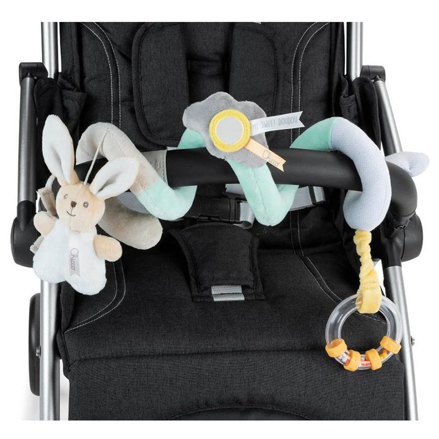 CHICCO MY SWEET ACTIVITY SPIRAL STROLLER TOY 0M 