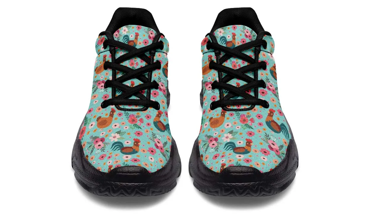 Chicken Flower Chunky Sneakers