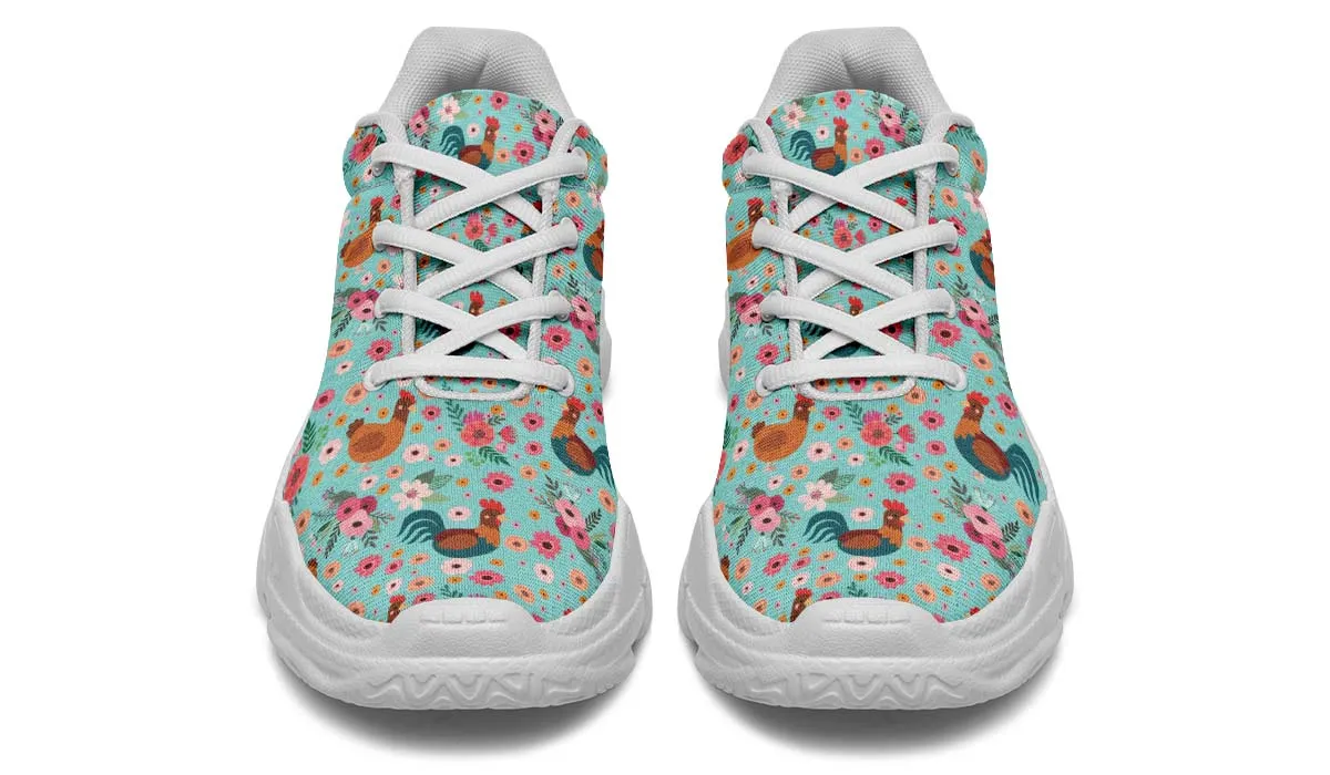 Chicken Flower Chunky Sneakers