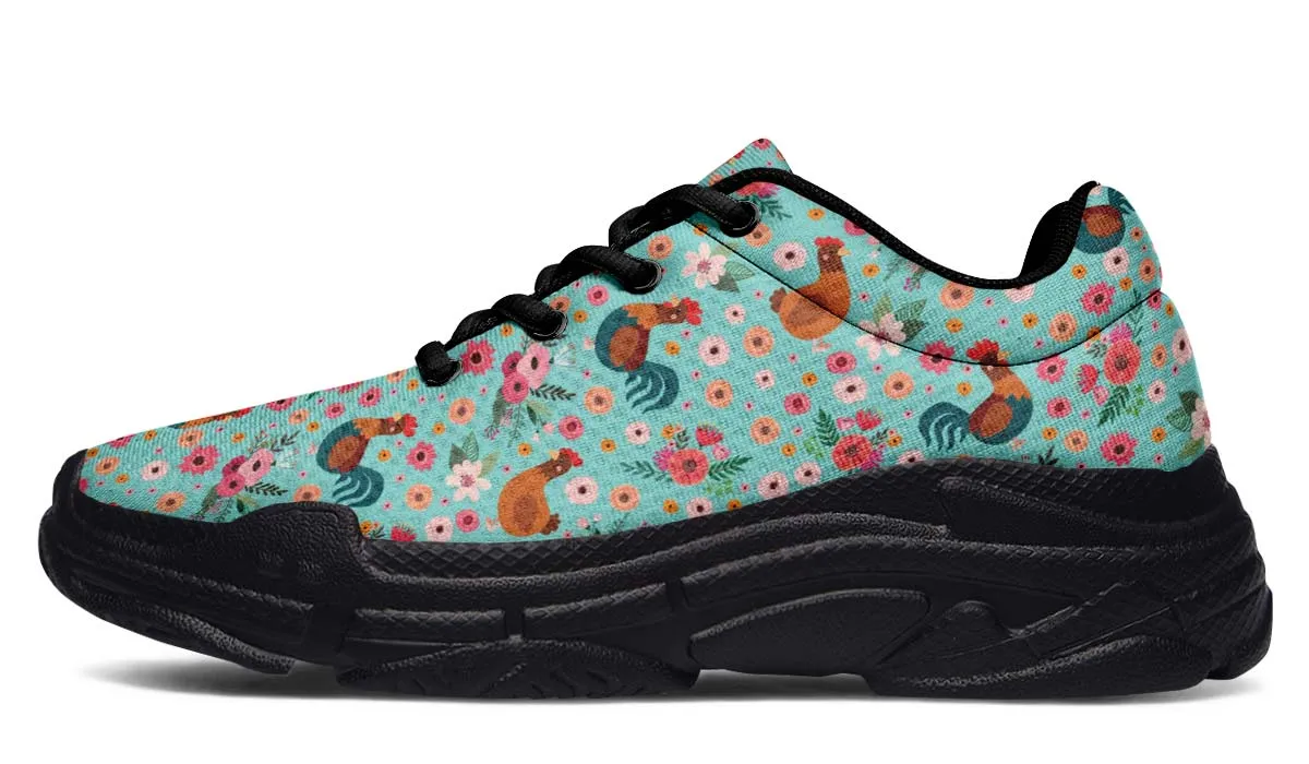 Chicken Flower Chunky Sneakers