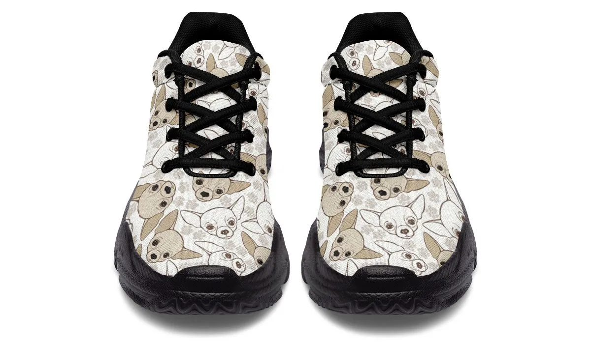 Chihuahua Pattern Chunky Sneakers