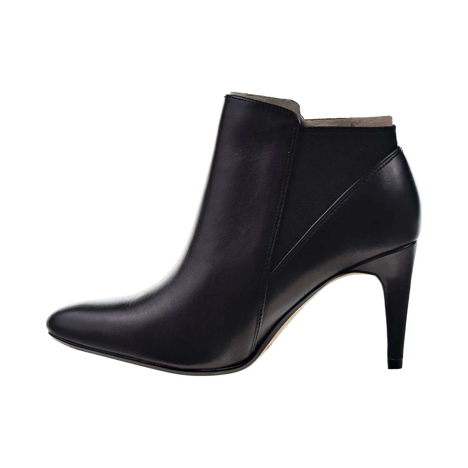 Clarks Laina Violet Women's Ankle Boots Black Leather Shoes