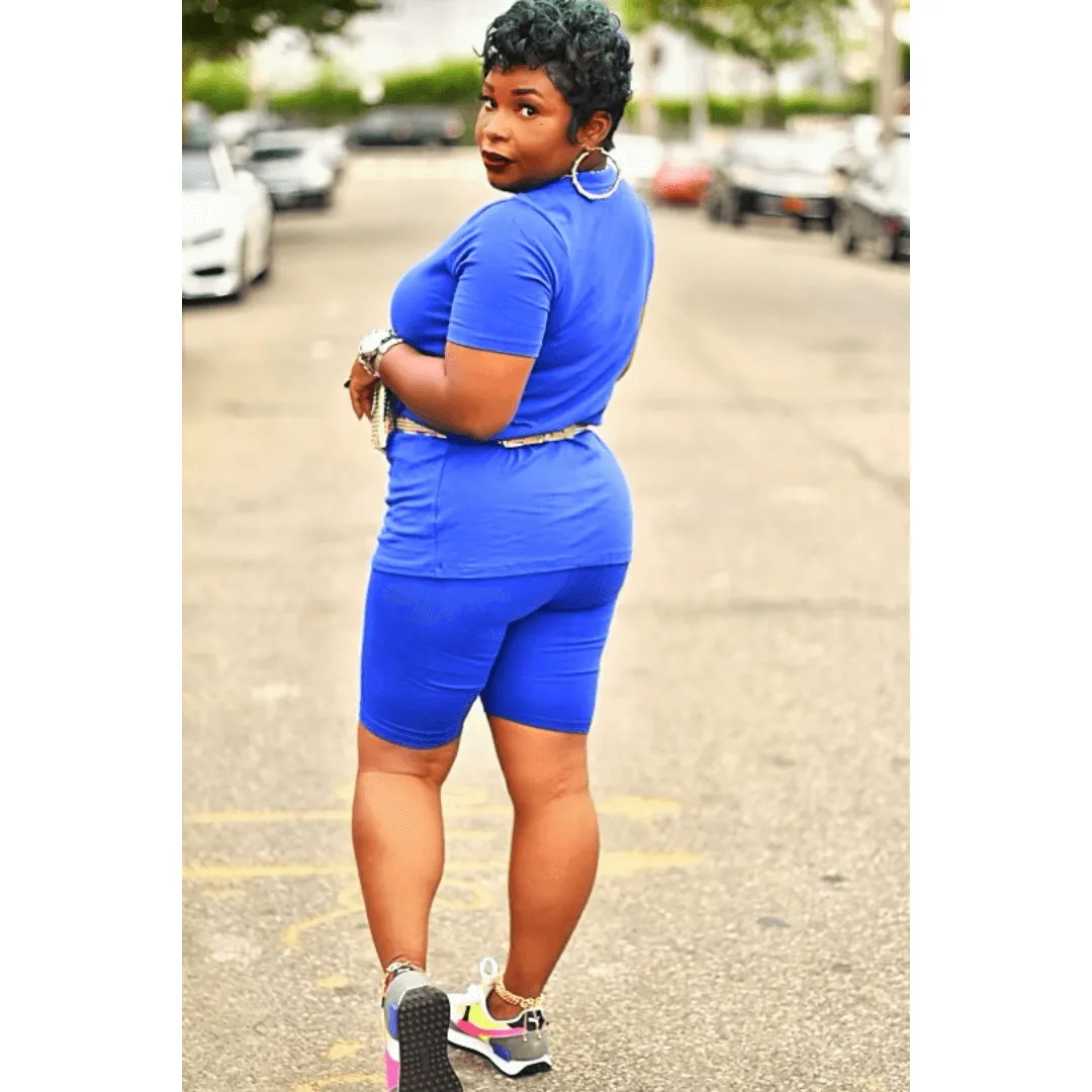 Classic Cotton Biker Short Set (4 Colors)