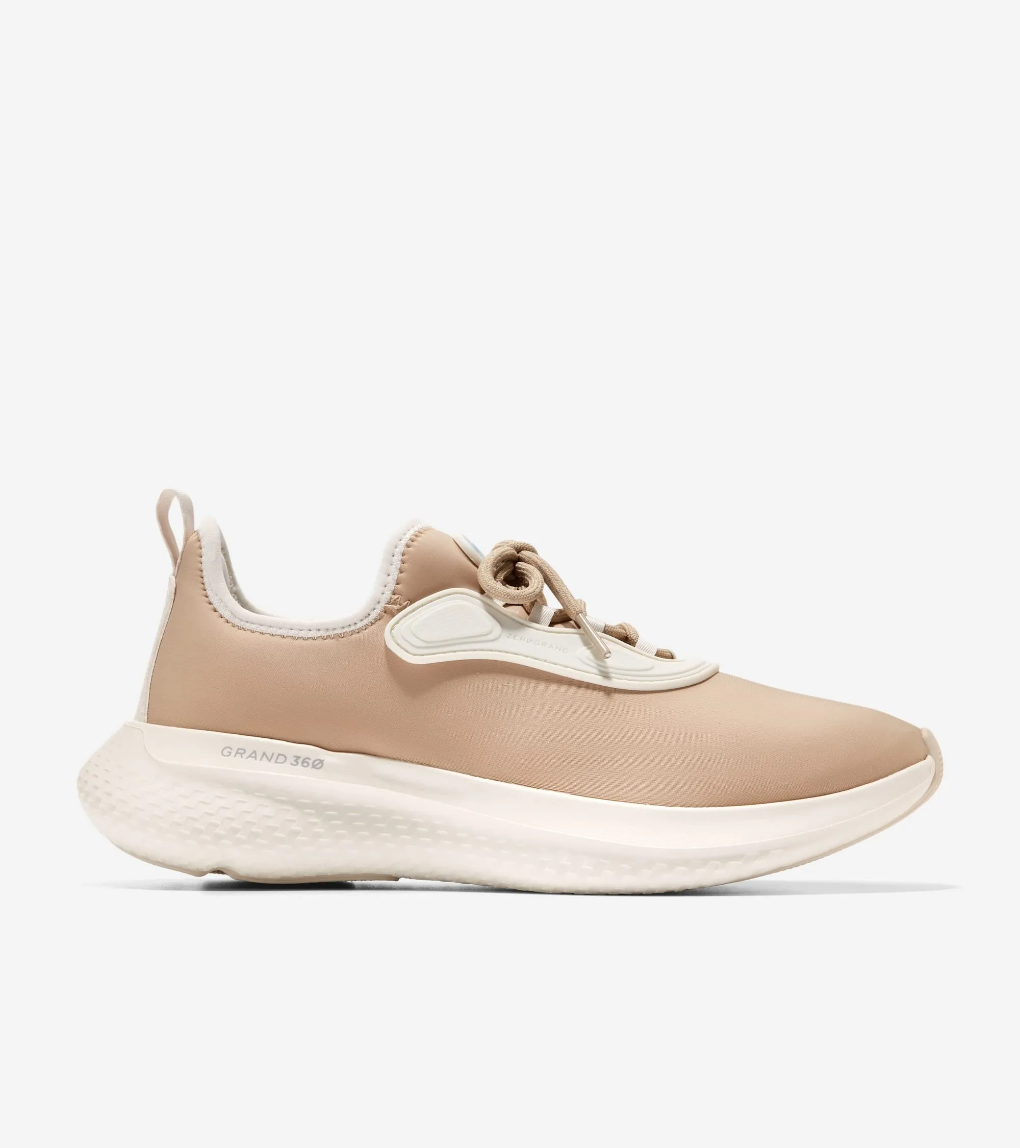 Cole Haan Zerogrand Changepace Sesame Ivory Lace Up Chunky Heel Low Top Sneakers