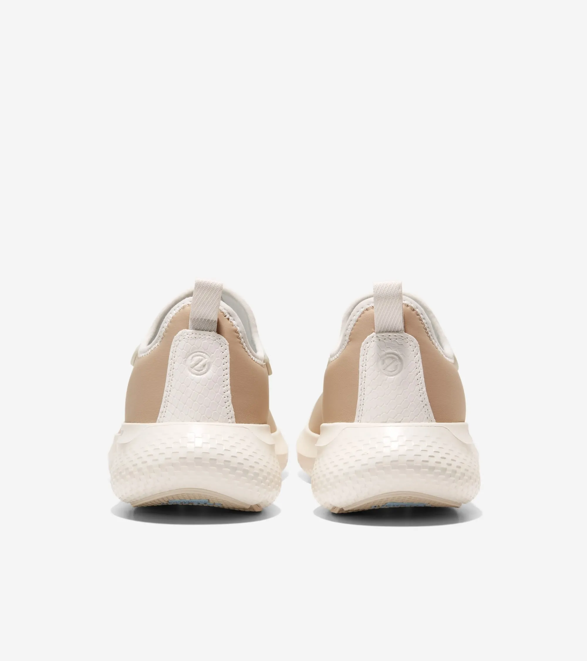 Cole Haan Zerogrand Changepace Sesame Ivory Lace Up Chunky Heel Low Top Sneakers