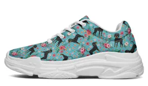 Coon Hound Flower Chunky Sneakers