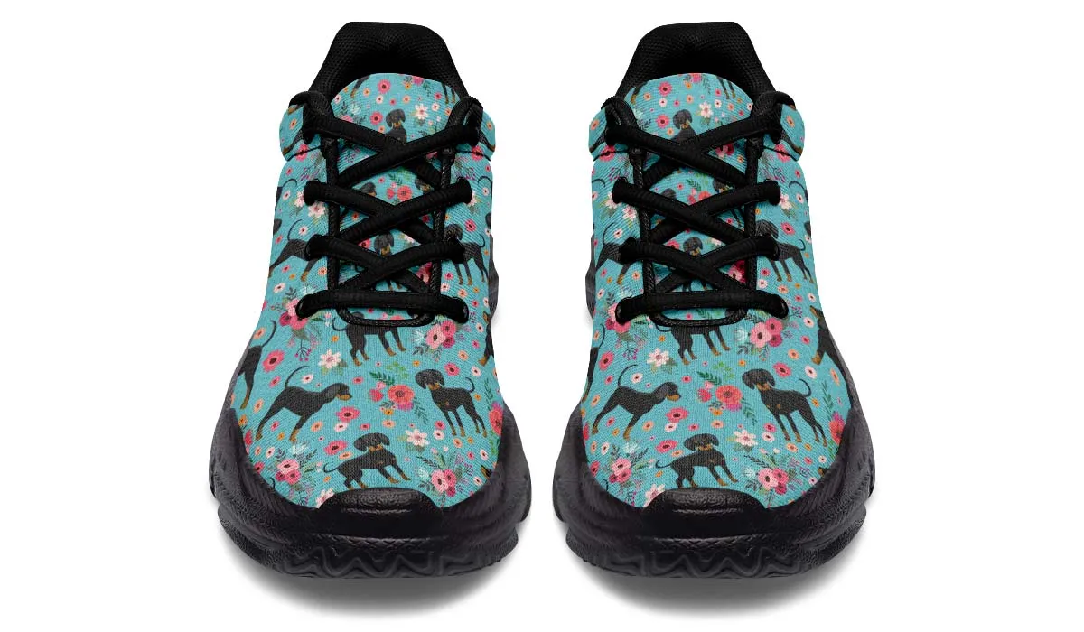 Coon Hound Flower Chunky Sneakers